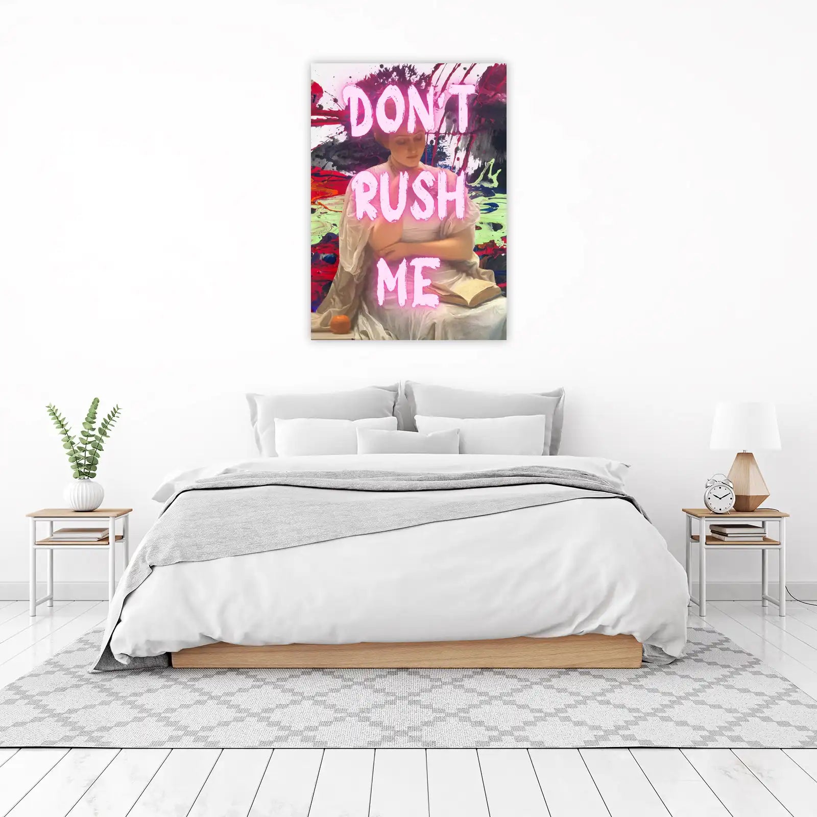 Don't Rush Me Neo-Classical Pop Art Wall Art
