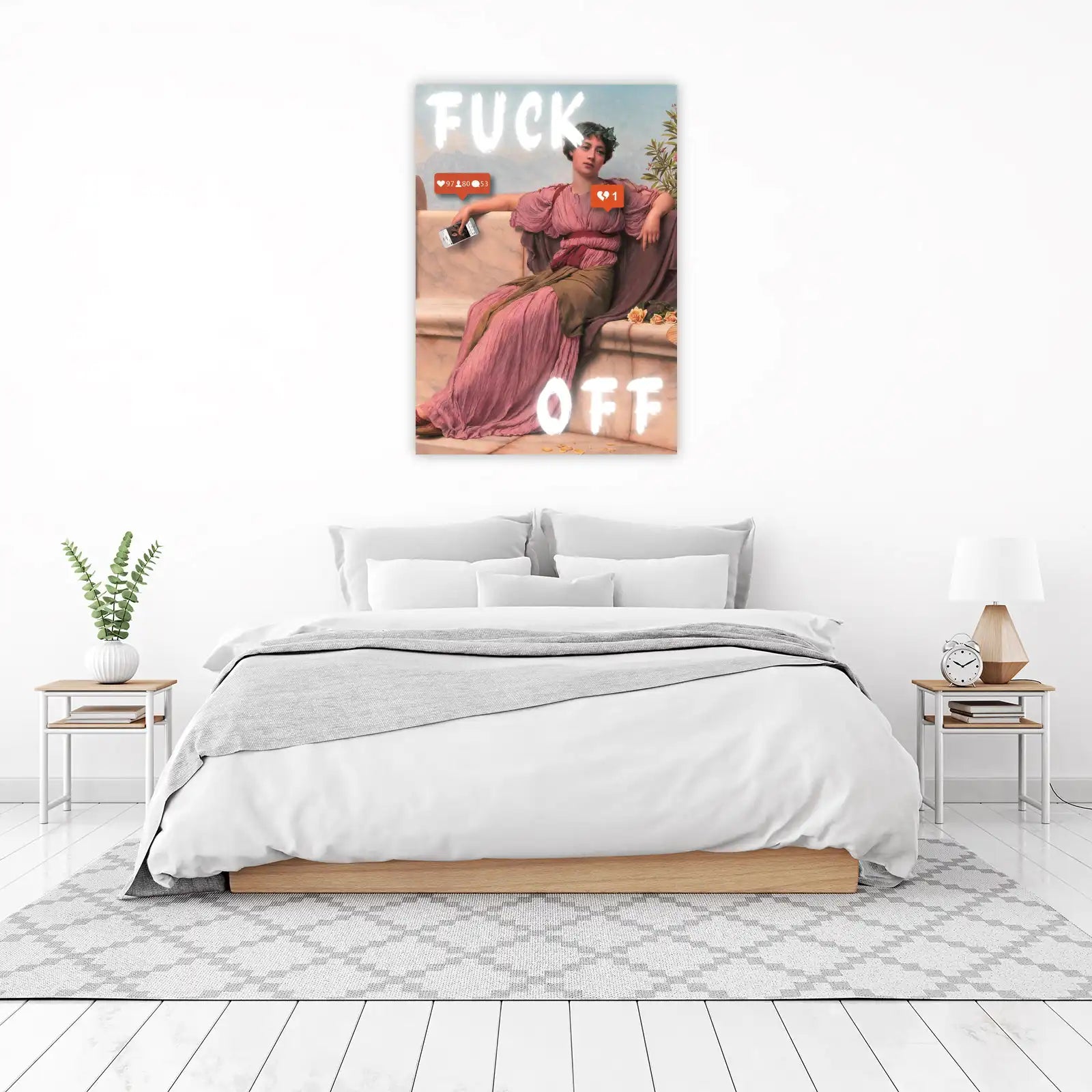 Modern Social Media Rage Wall Art