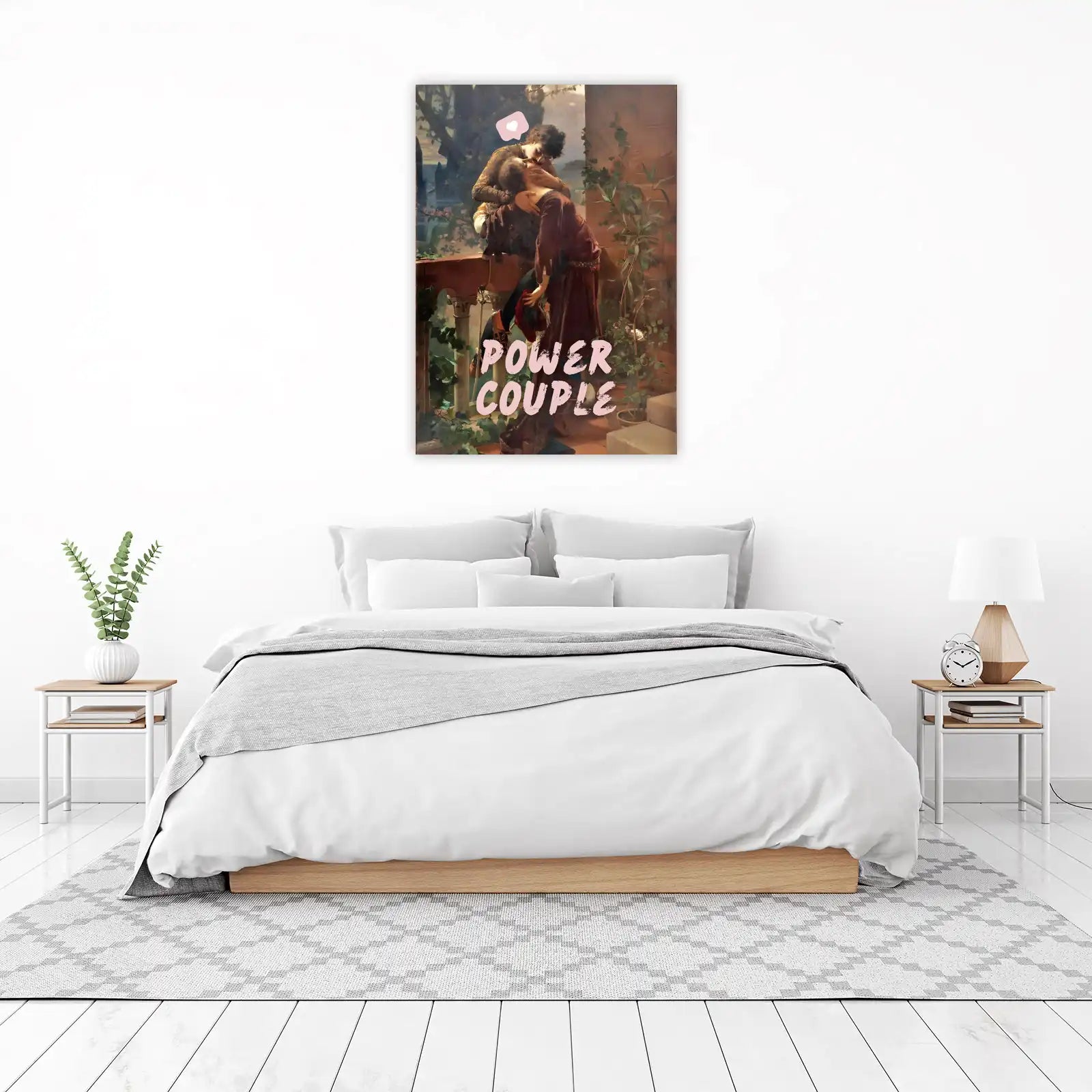 Romantic Embrace "Power Couple" Wall Art