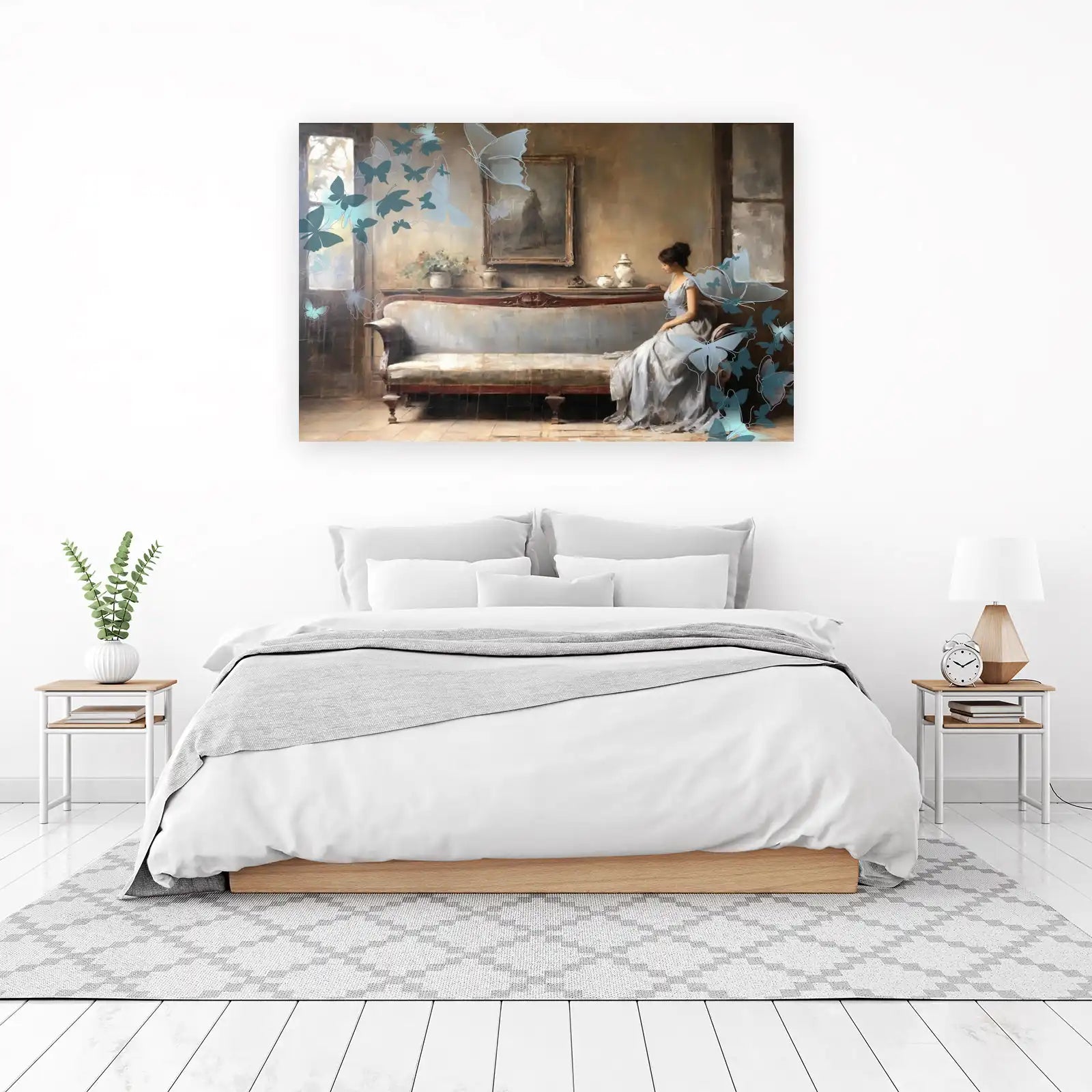 Victorian Serenity Butterfly Wall Art