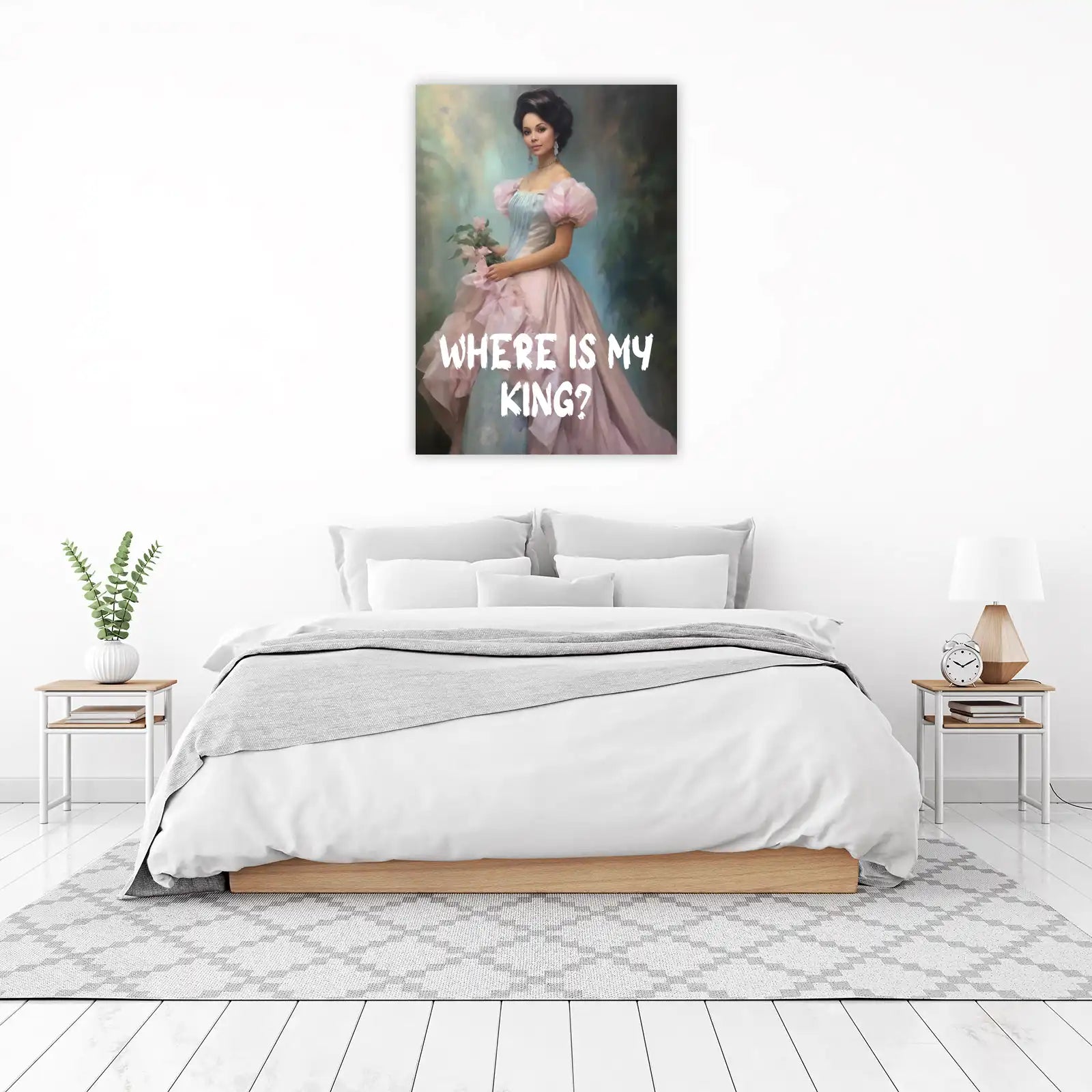 Victorian Beauty "Where Is My King?" Wall Art