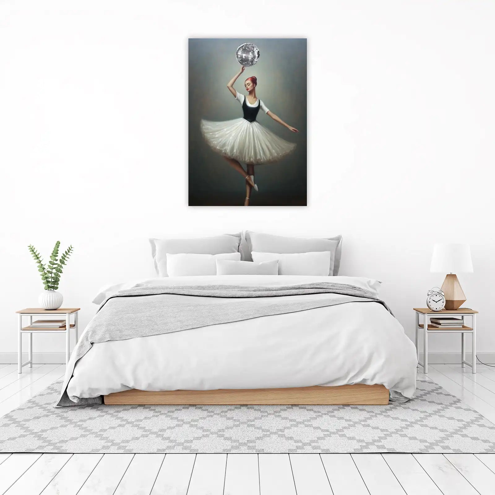 Ballet Dancer Disco Ball Dream Wall Art