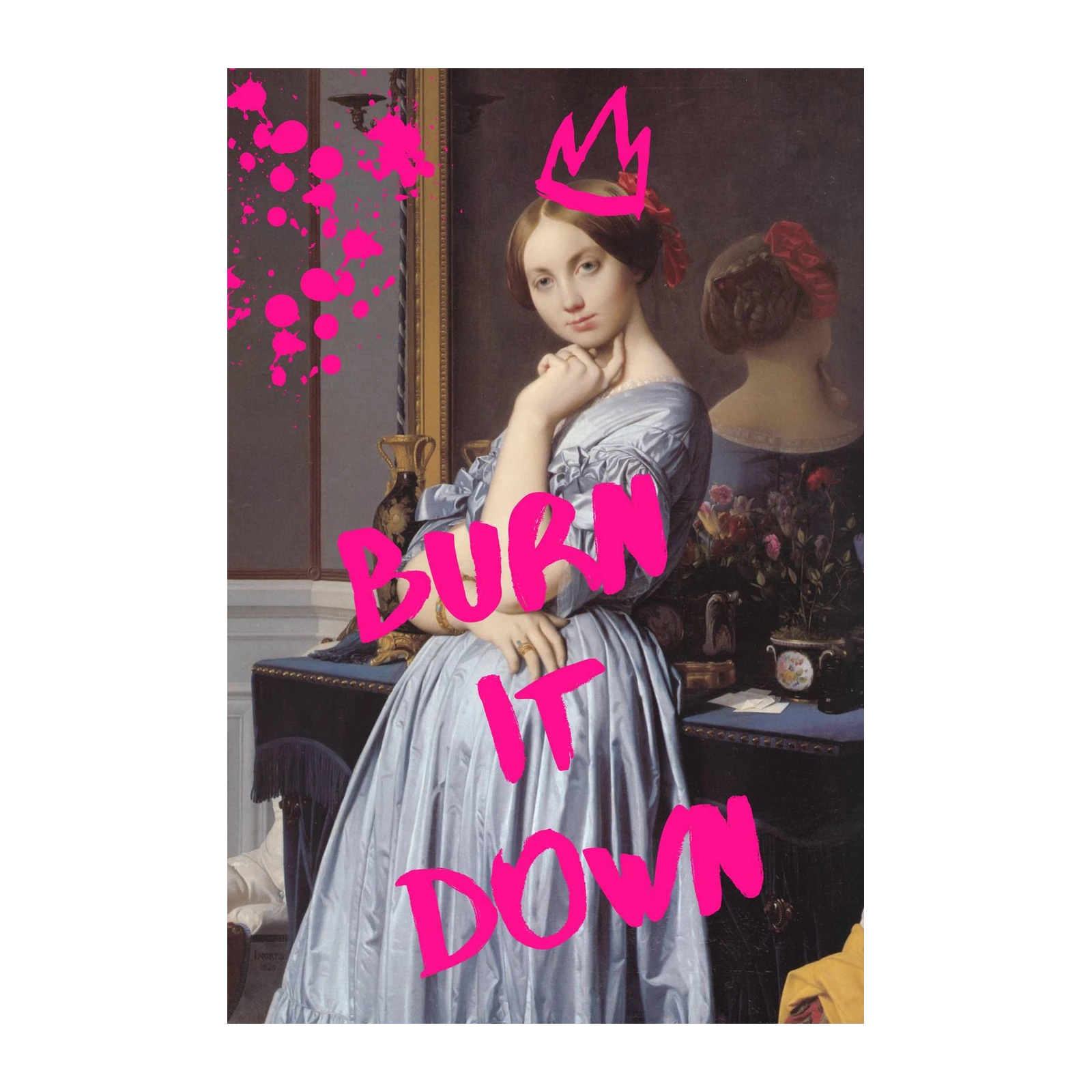Rebellious Royal Portrait Wall Art