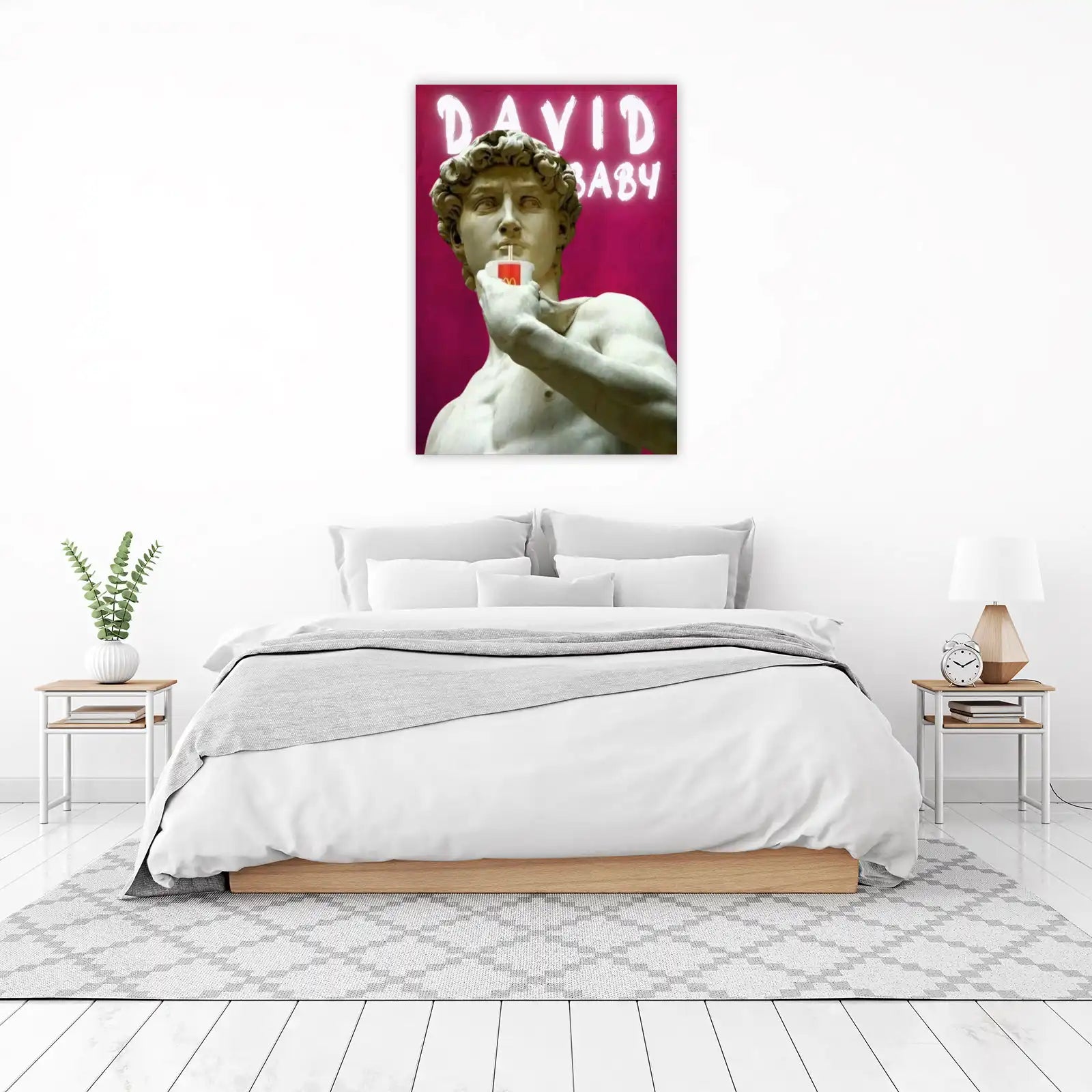 David Baby Pop Art Wall Art