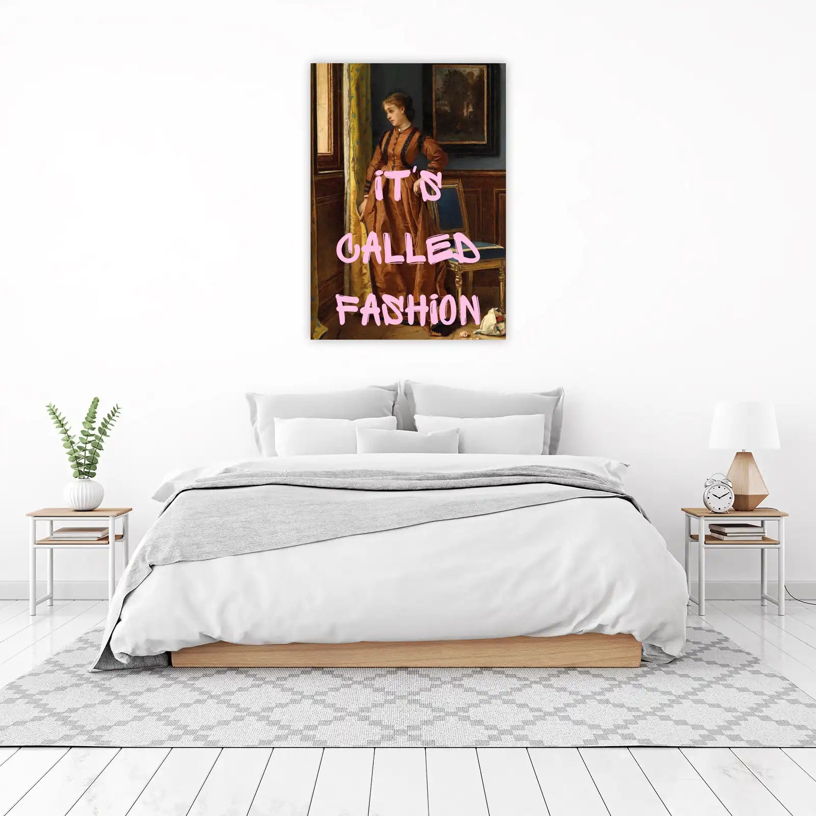 Retro Chic "It's Called Fashion" Wall Art