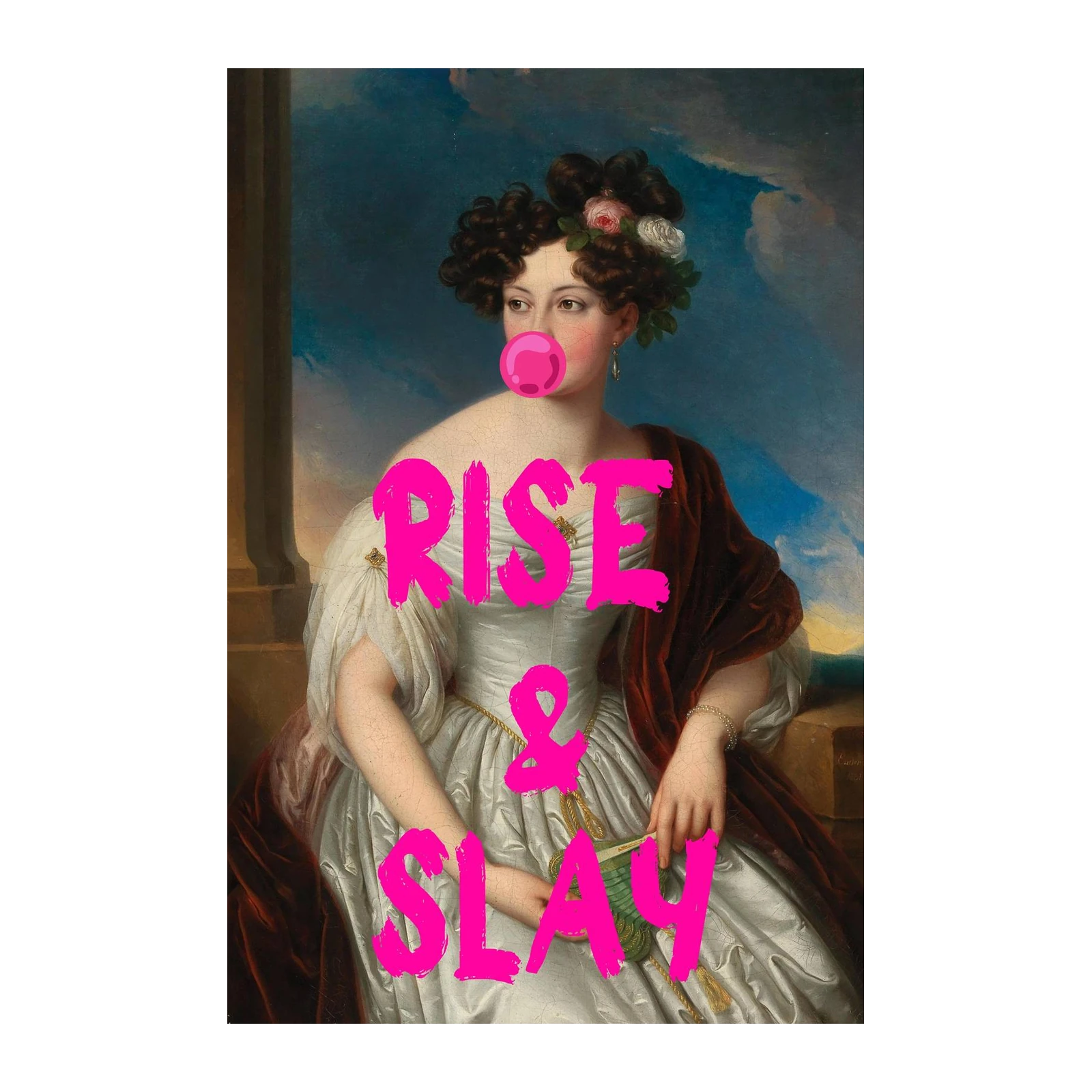 Vintage Queen Rise & Slay Wall Art