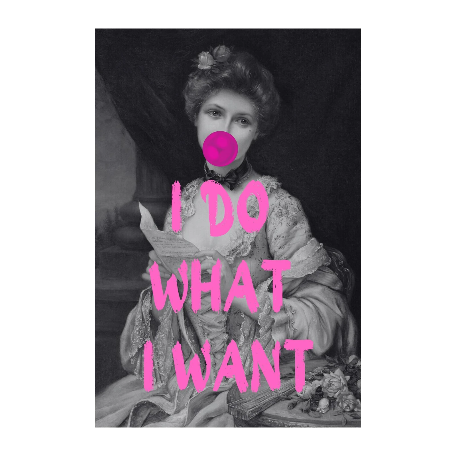 I Do What I Want Portrait Wall Art
