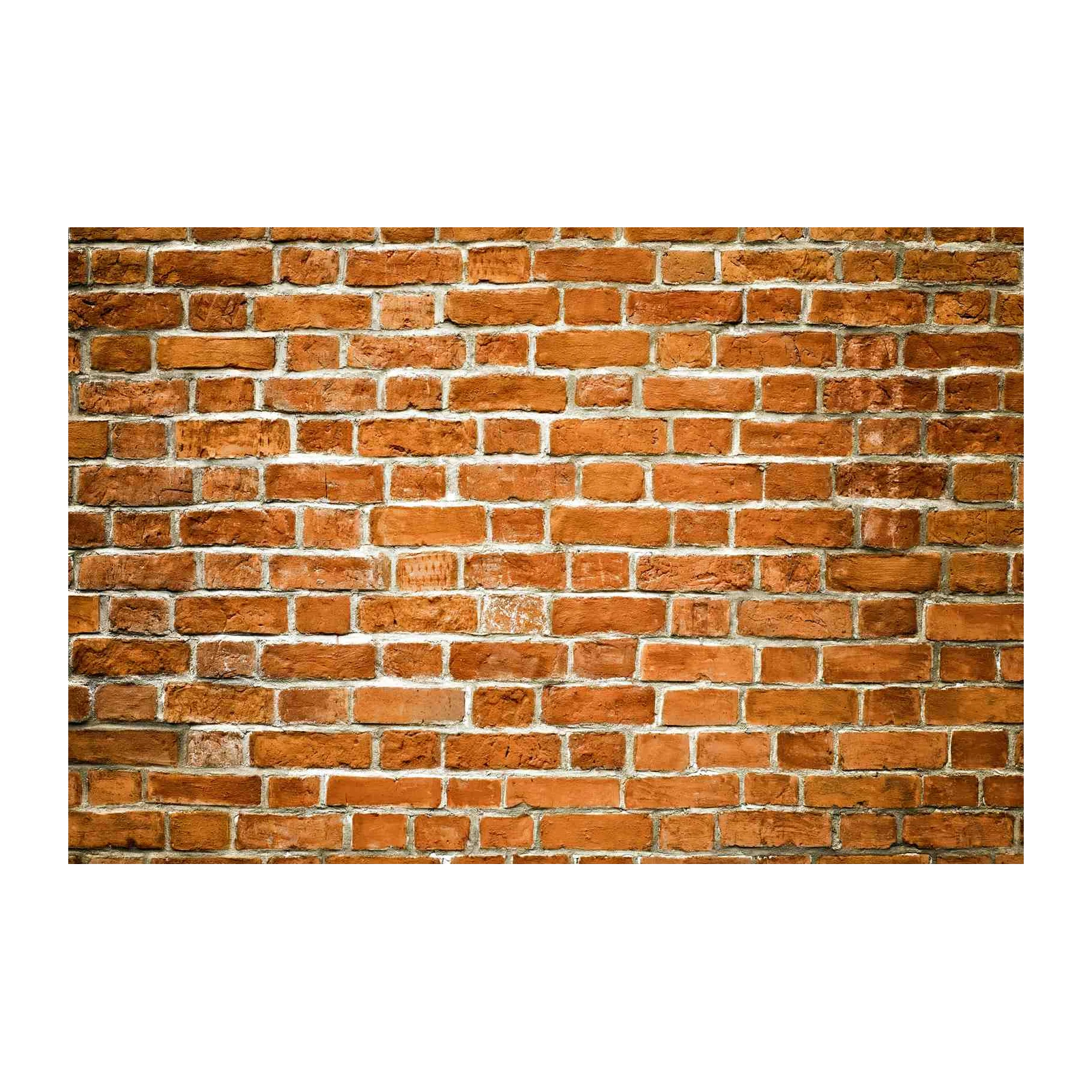 Rustic Red Brick Wall Texture Wall Art