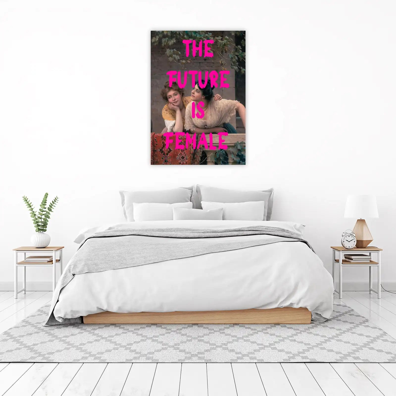 The Future is Female Statement Wall Art