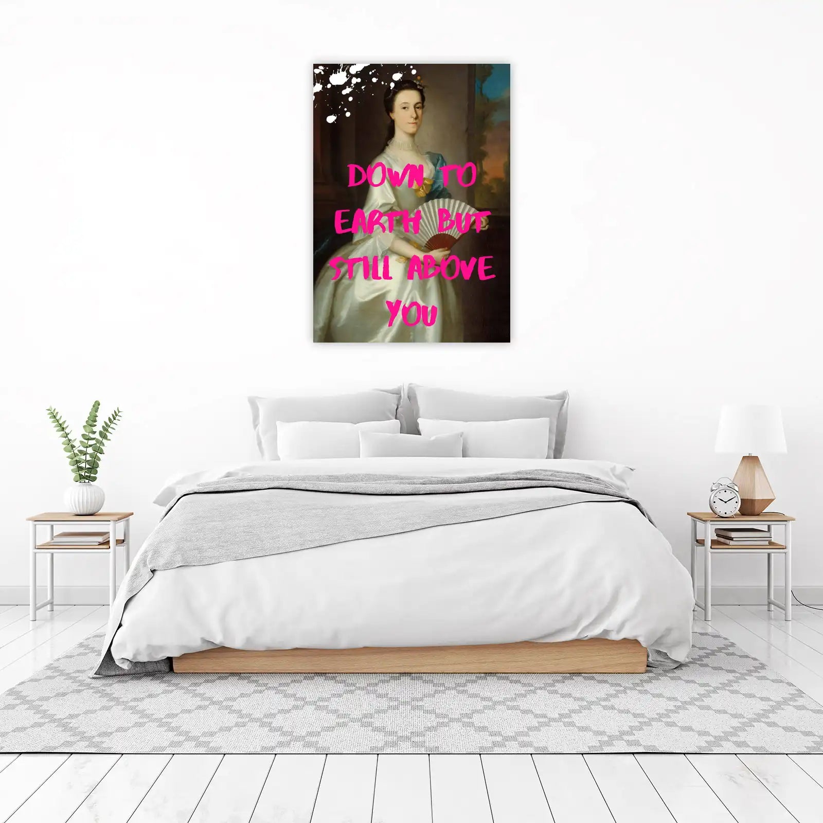 Modern Portrait "Down To Earth" Wall Art