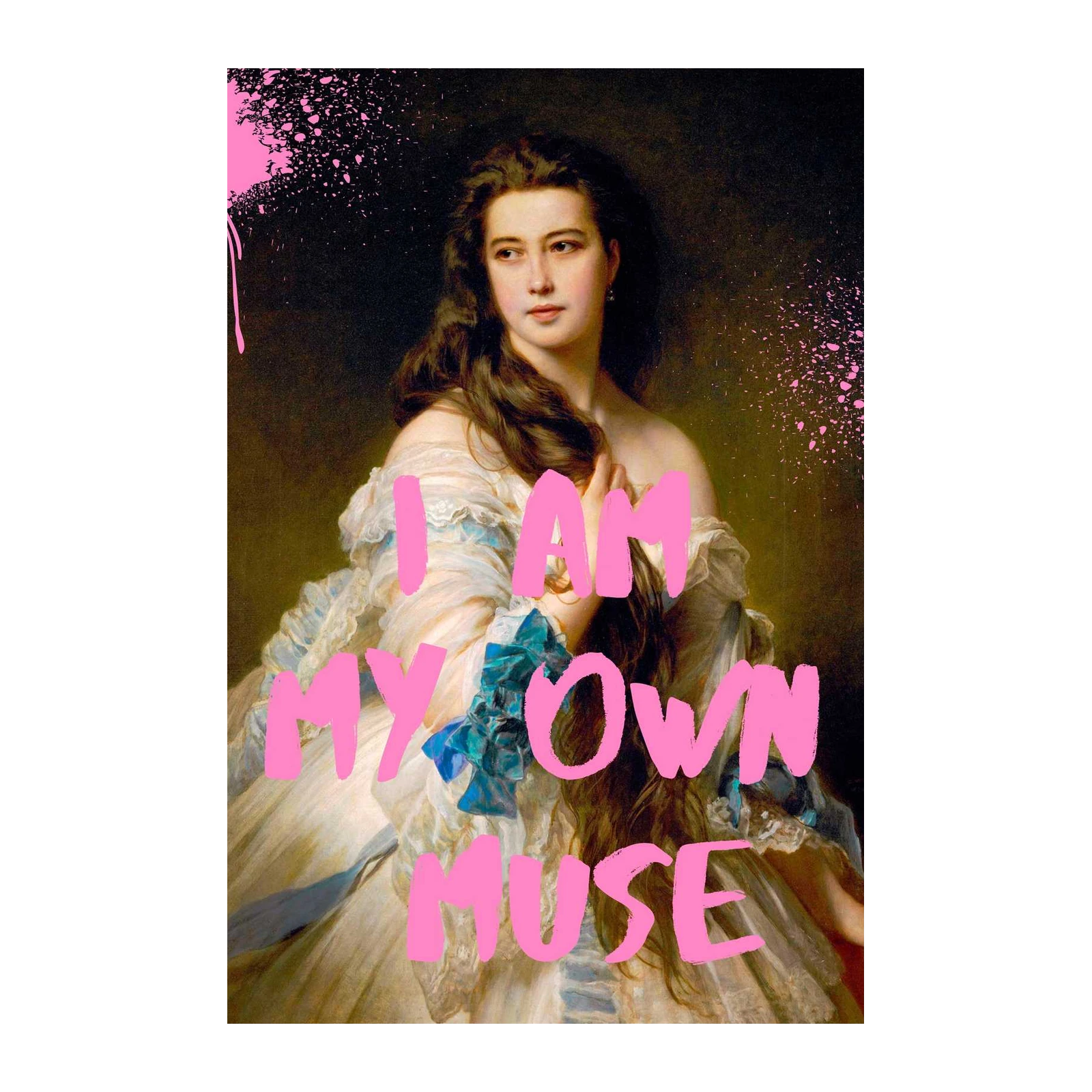 Empowering Portrait "I Am My Own Muse" Wall Art