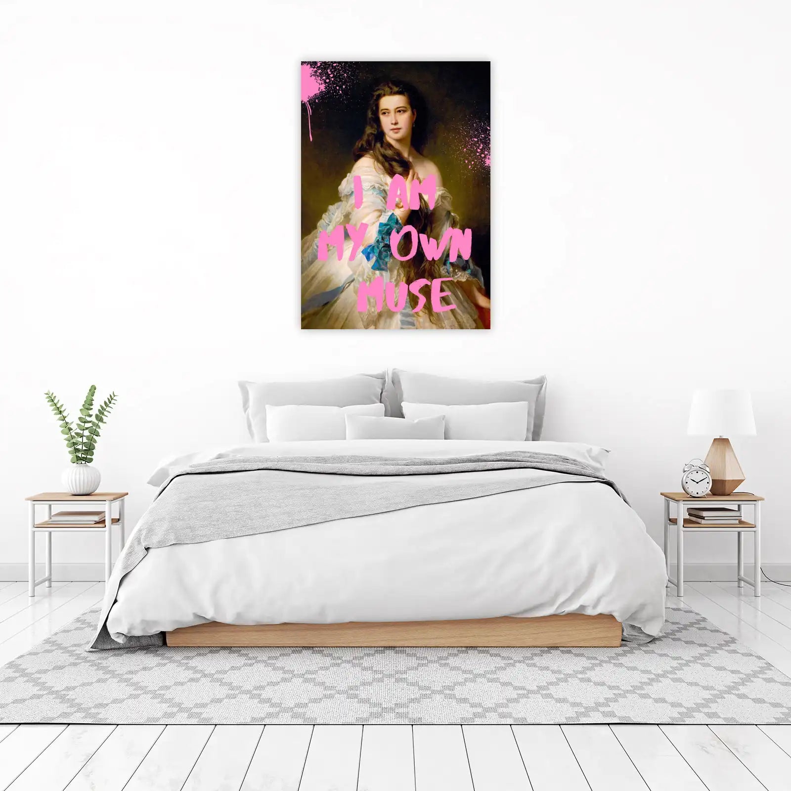 Empowering Portrait "I Am My Own Muse" Wall Art