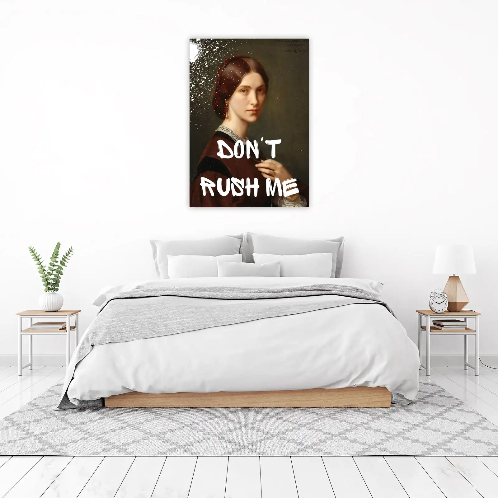 Victorian Portrait 'Don't Rush Me' Wall Art
