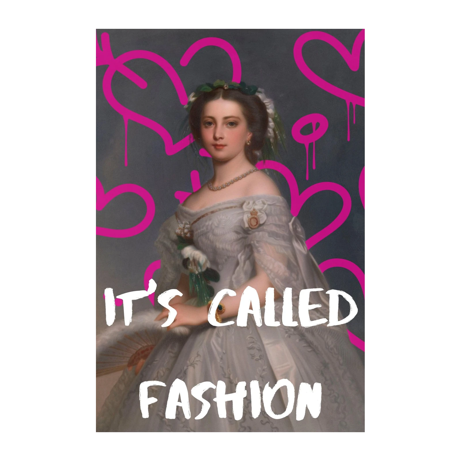 Modern Graffiti Victorian Lady Wall Art
