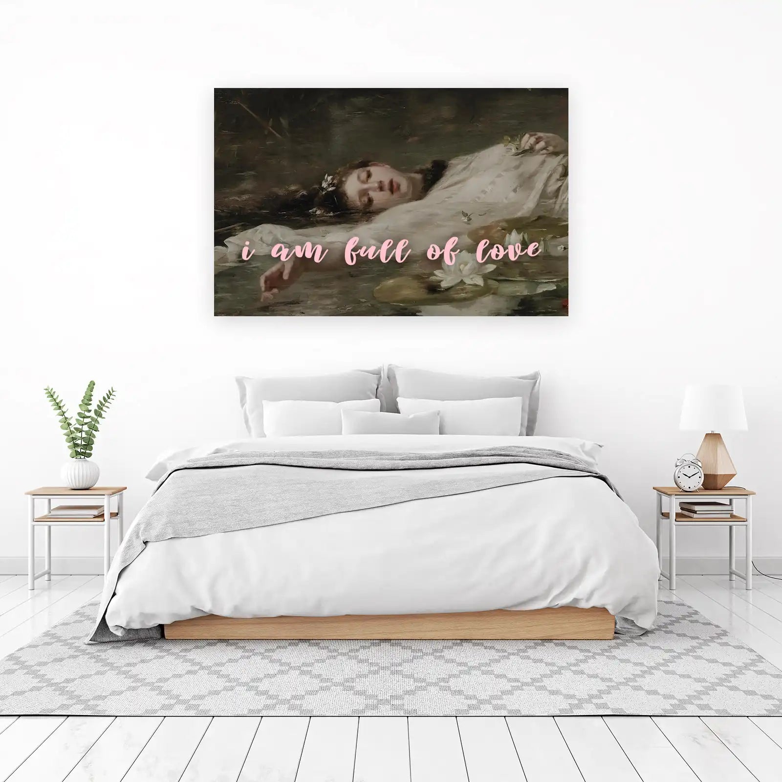 Ophelia's Serenity Pre-Raphaelite Wall Art