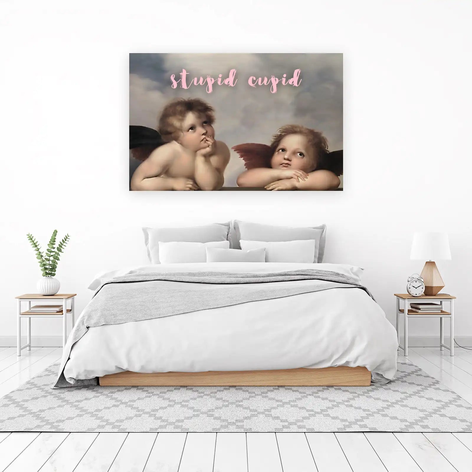 Stupid Cupid Cherub Wall Art Wall Art