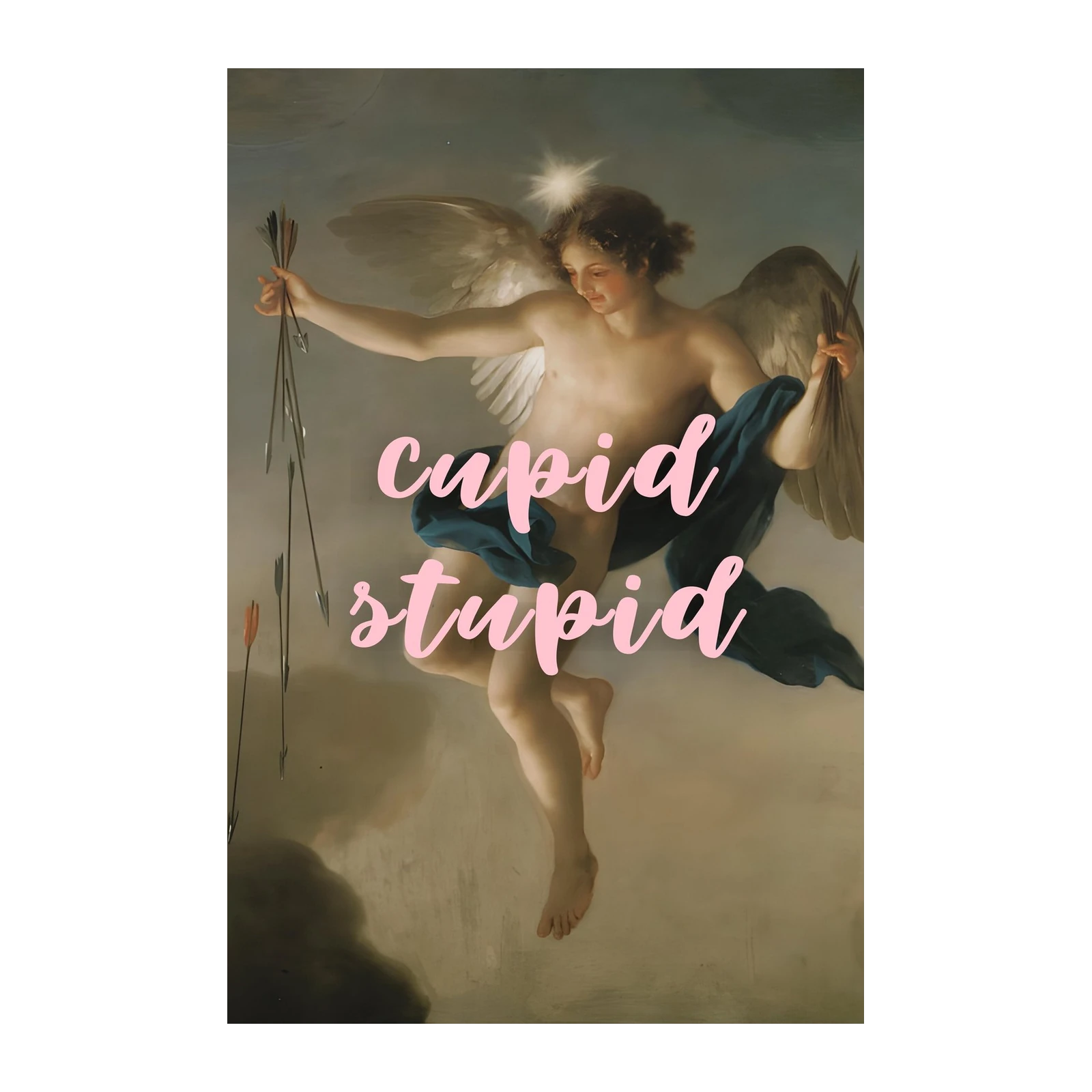 Cupid Stupid Wall Art Wall Art