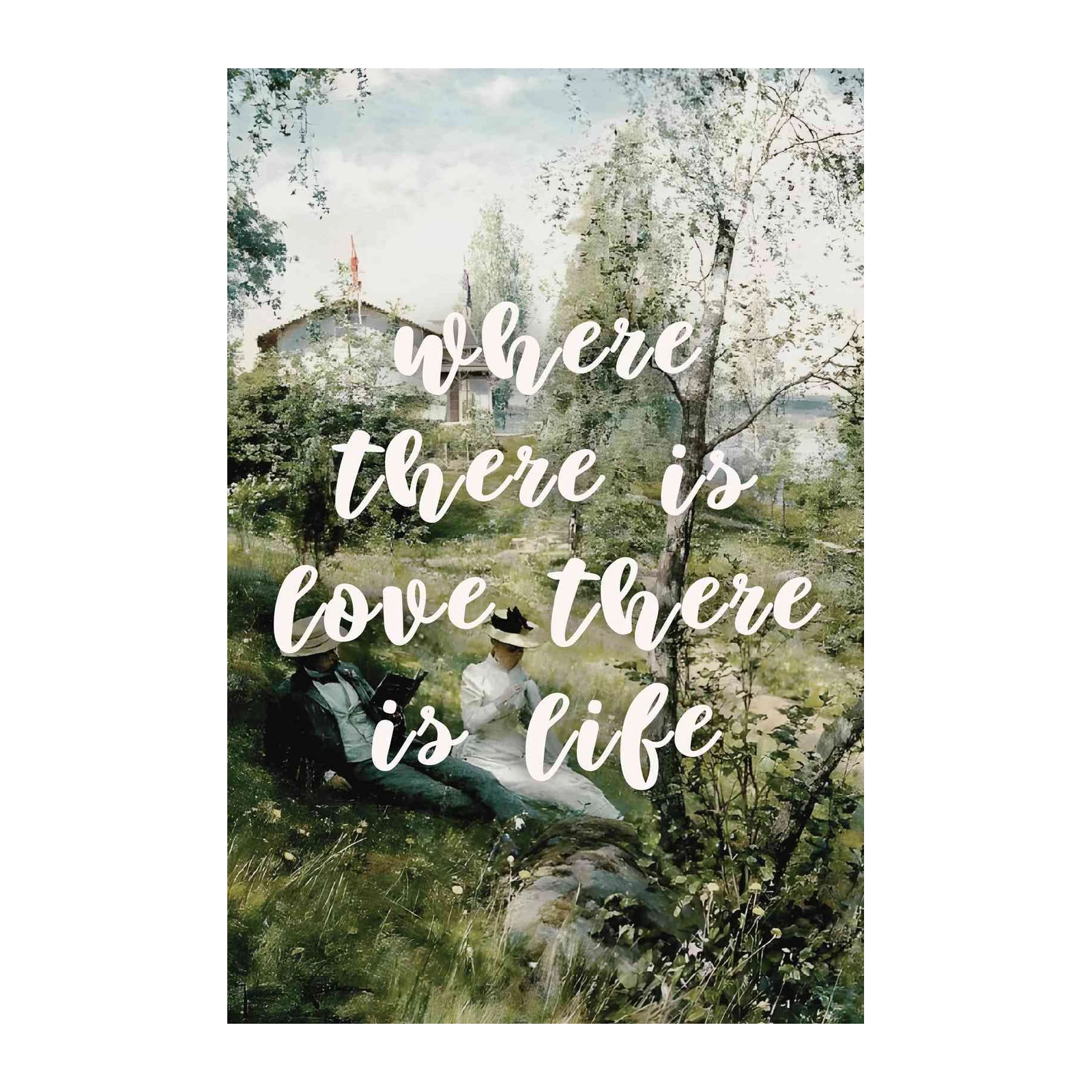 Romantic Garden Life Wall Art