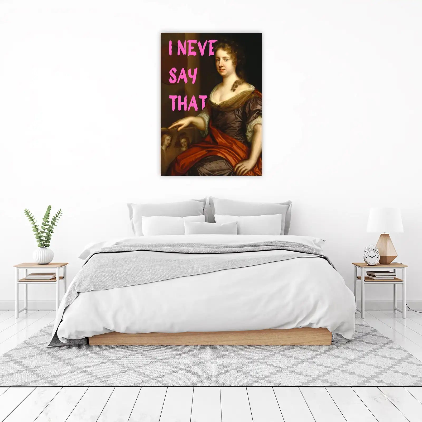 I Never Say That - Vintage Portrait Wall Art