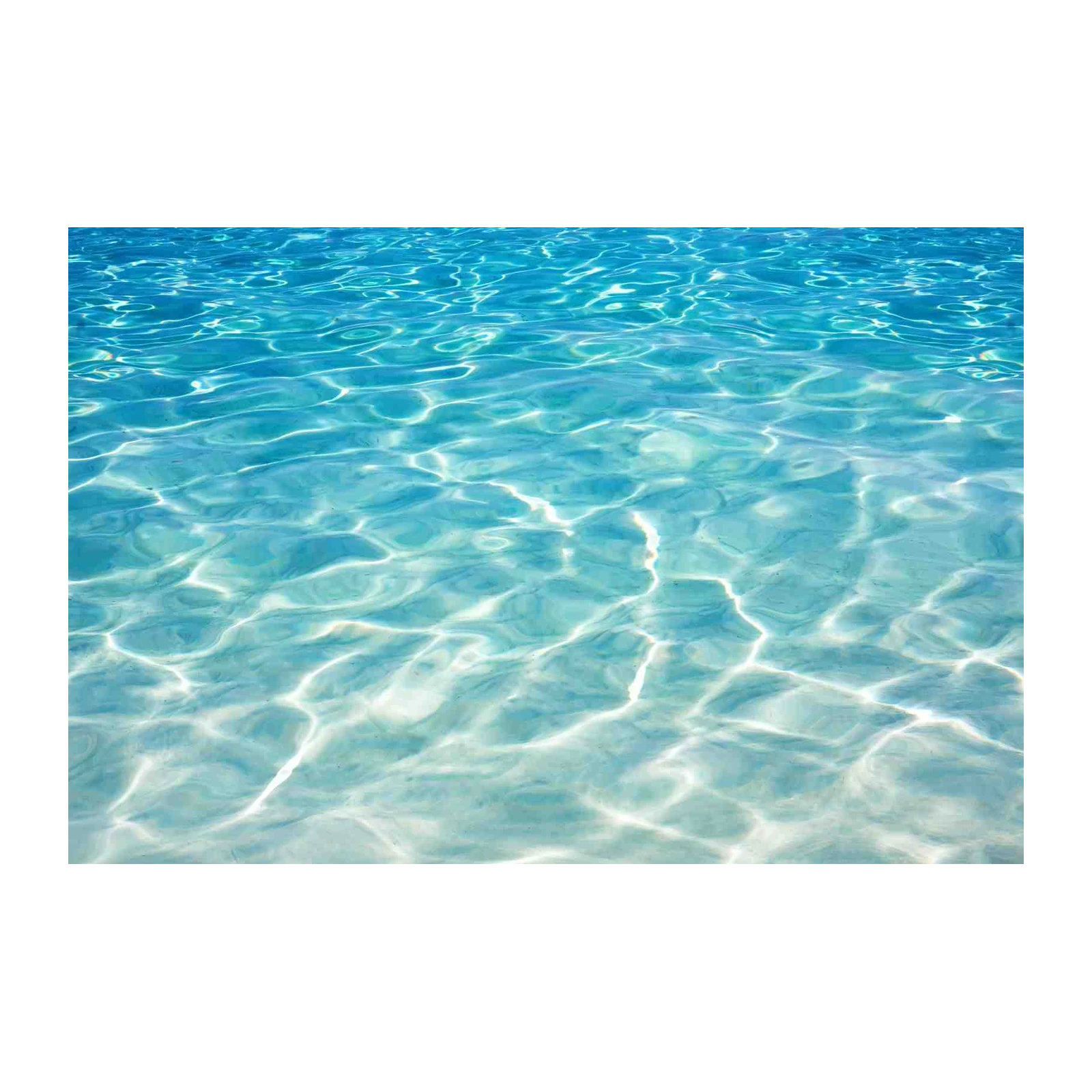 Crystal Clear Ocean Water Abstract Wall Art