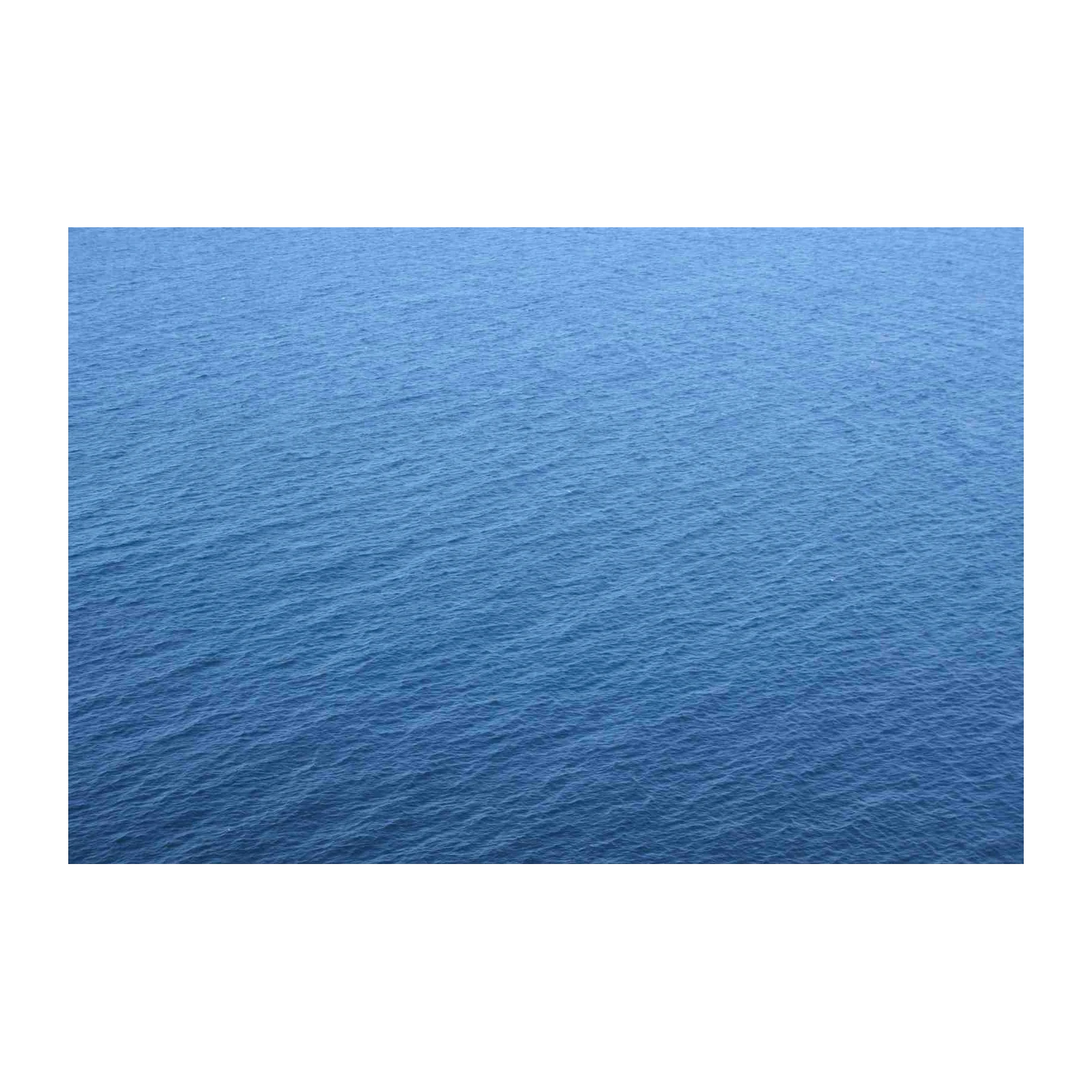 Serene Deep Blue Ocean Waves Wall Art