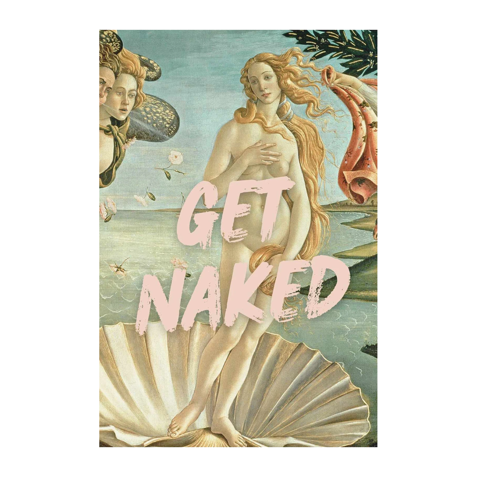 Botticelli Venus "Get Naked" Wall Art