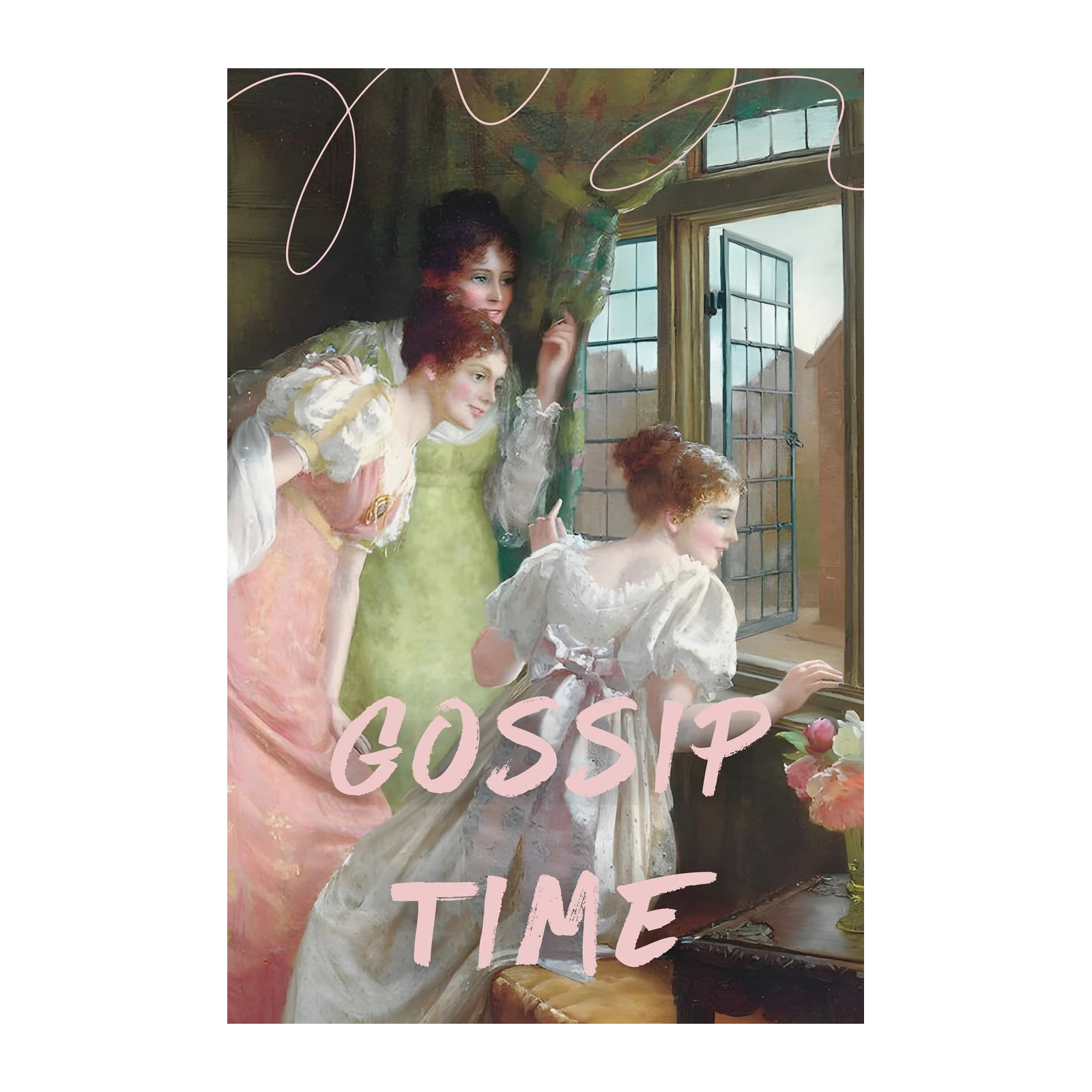 Victorian Gossip Ladies Wall Art