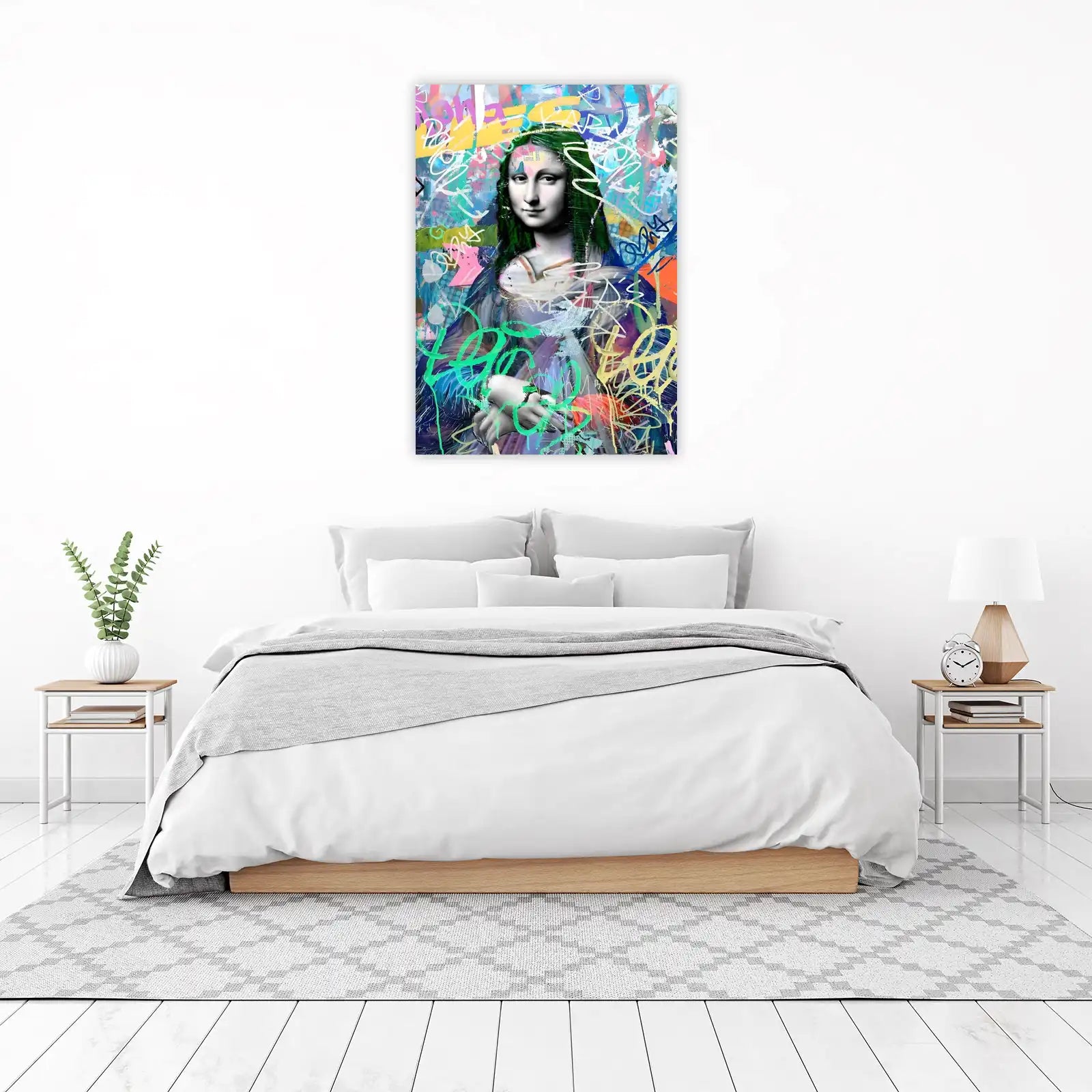 Graffiti Mona Lisa Pop Art Wall Art