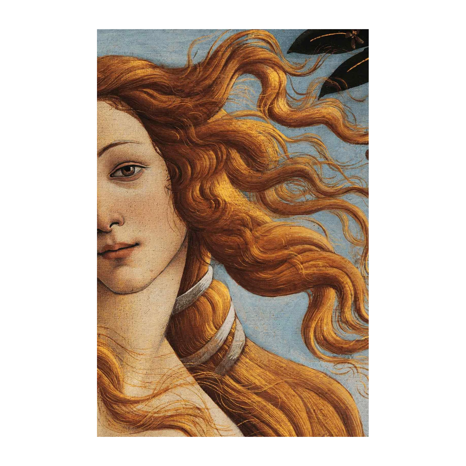 Renaissance Beauty Golden Hair Wall Art