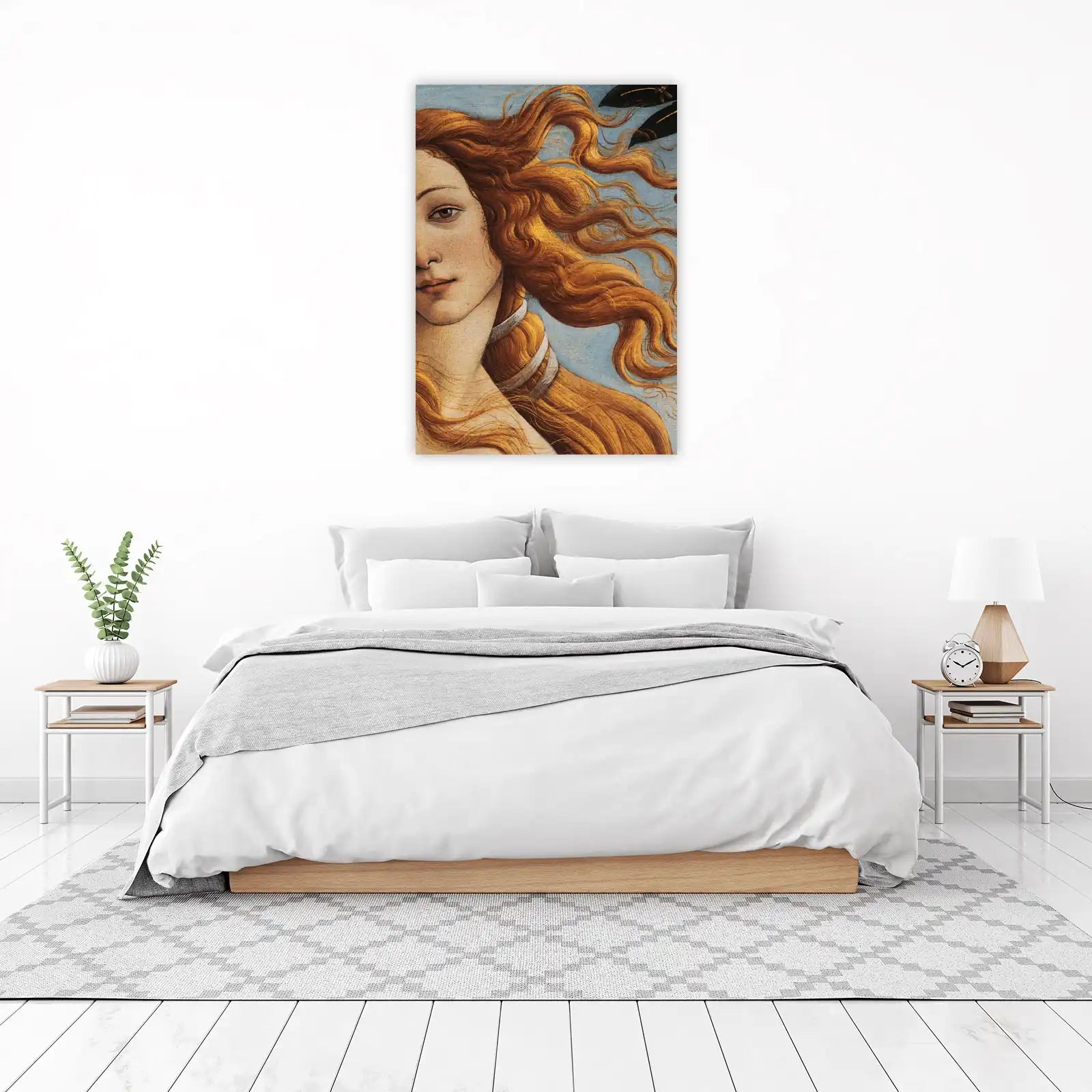 Renaissance Beauty Golden Hair Wall Art