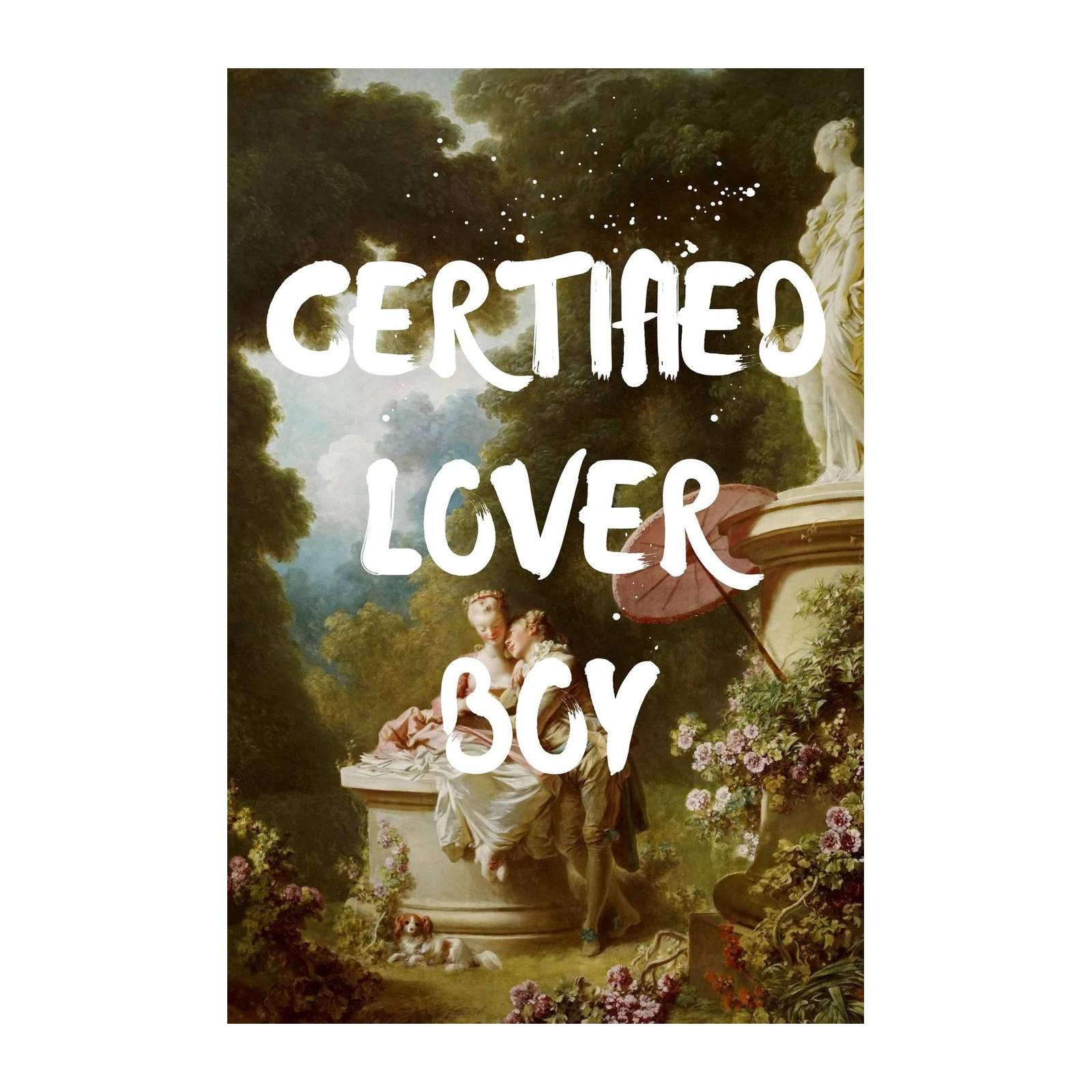 Certified Lover Boy Rococo Art Wall Art
