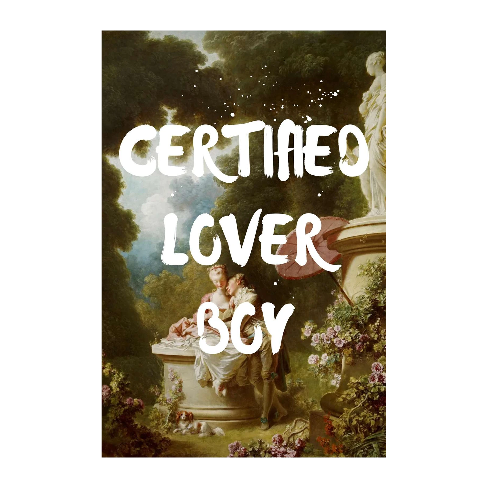 Certified Lover Boy French Rococo Wall Art