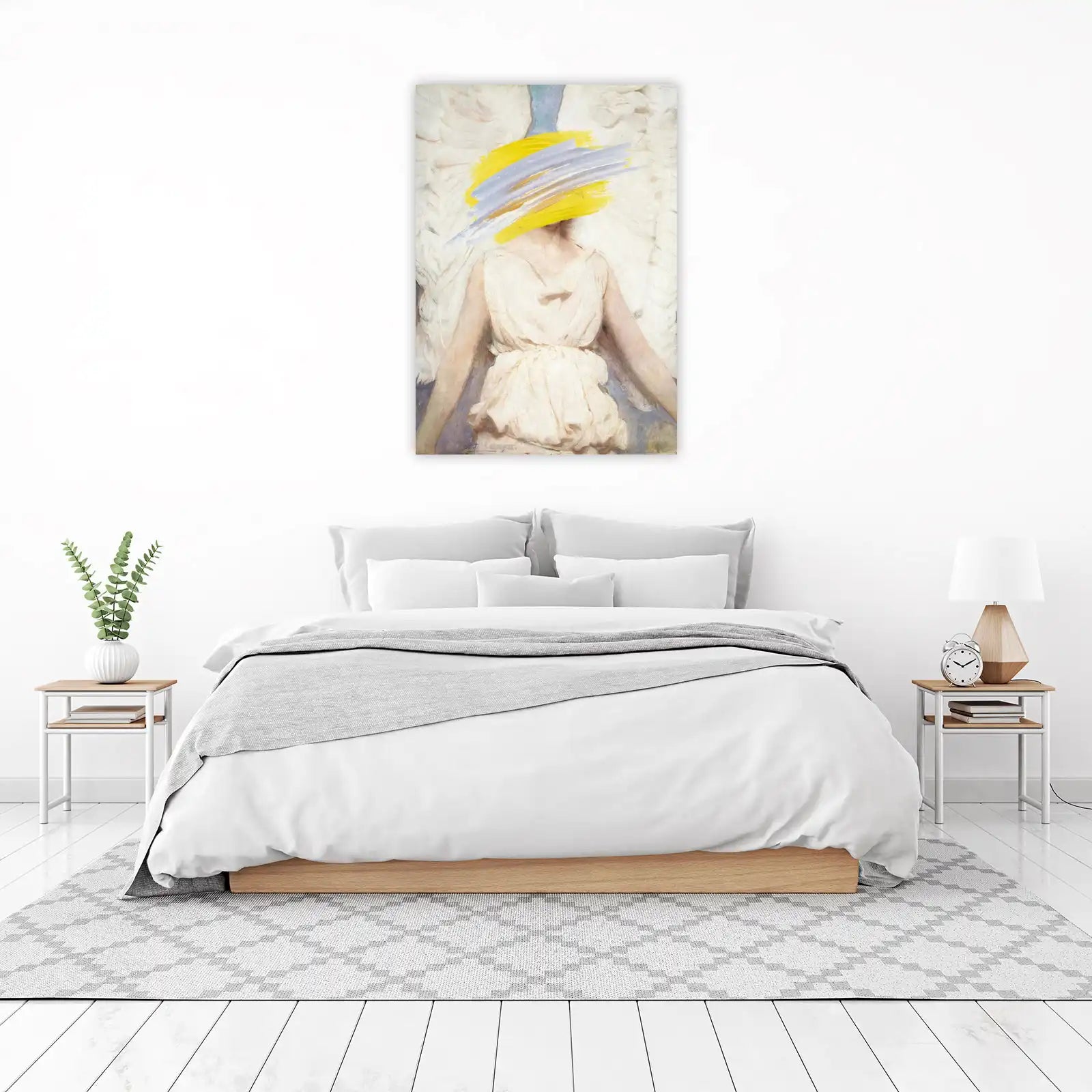 Abstract Angelic Portrait Wall Art