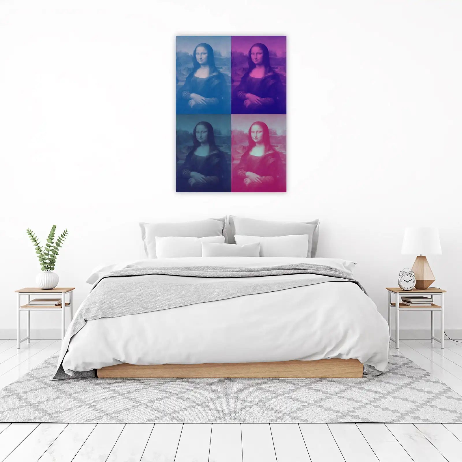 Pop Art Mona Lisa Quad Wall Art