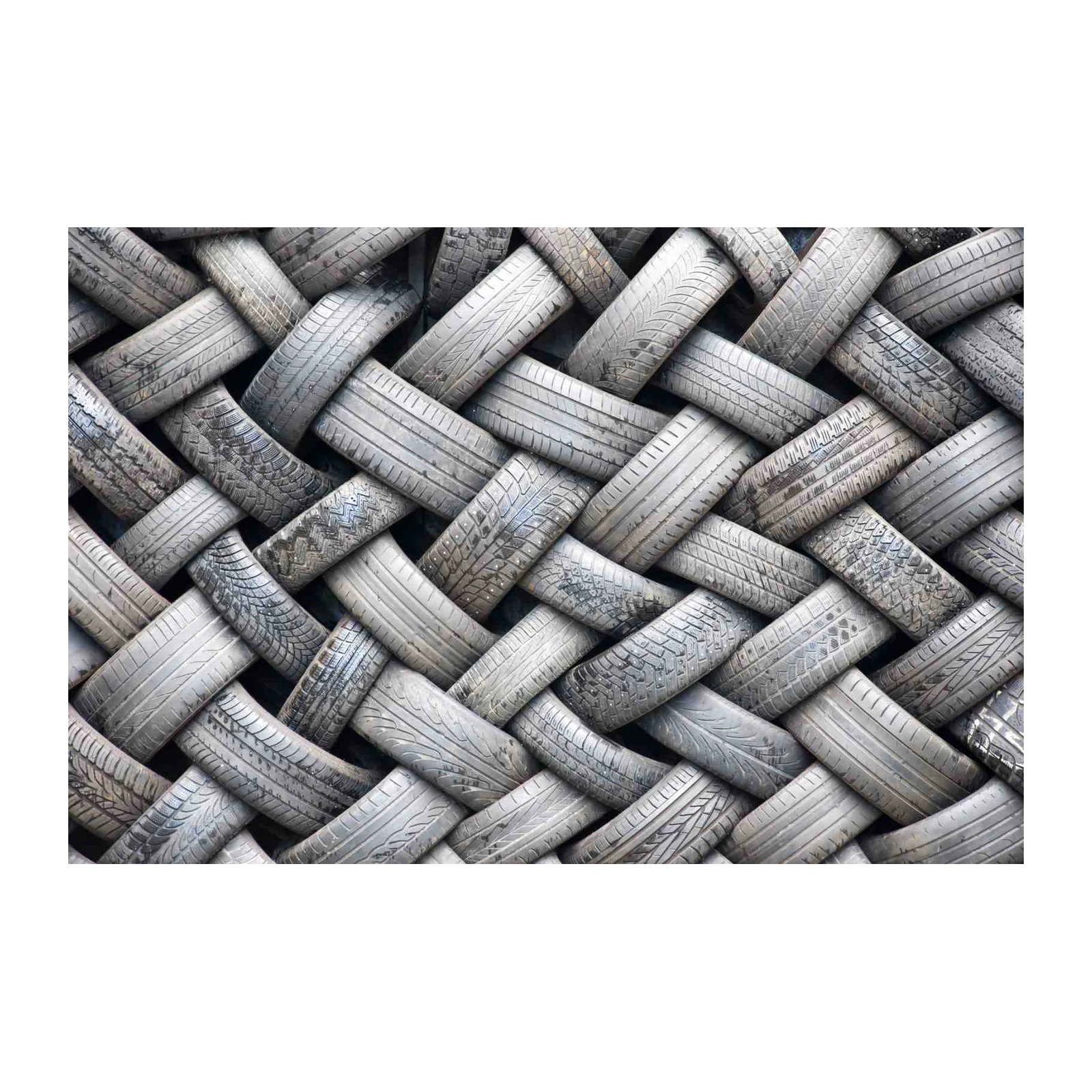 Abstract Tire Tread Weave Wall Art