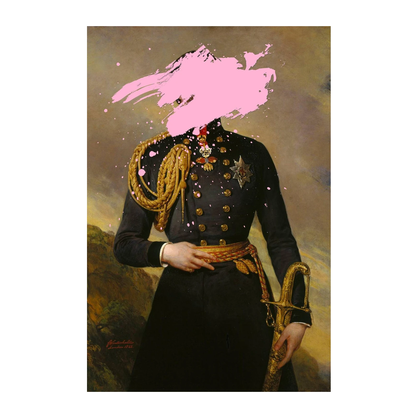 Modern Portrait King Wall Art