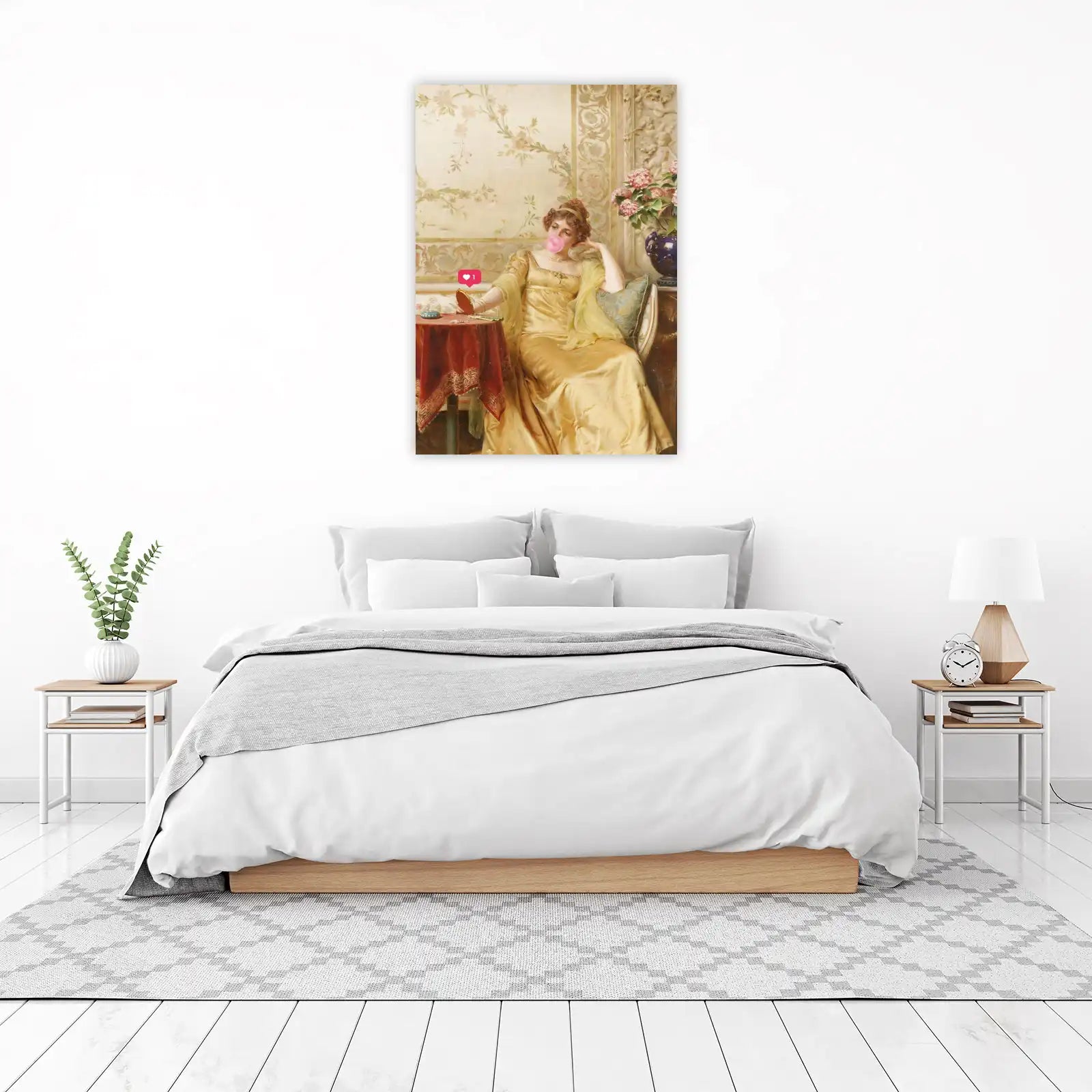 Regal Woman Bubblegum Aesthetic Wall Art