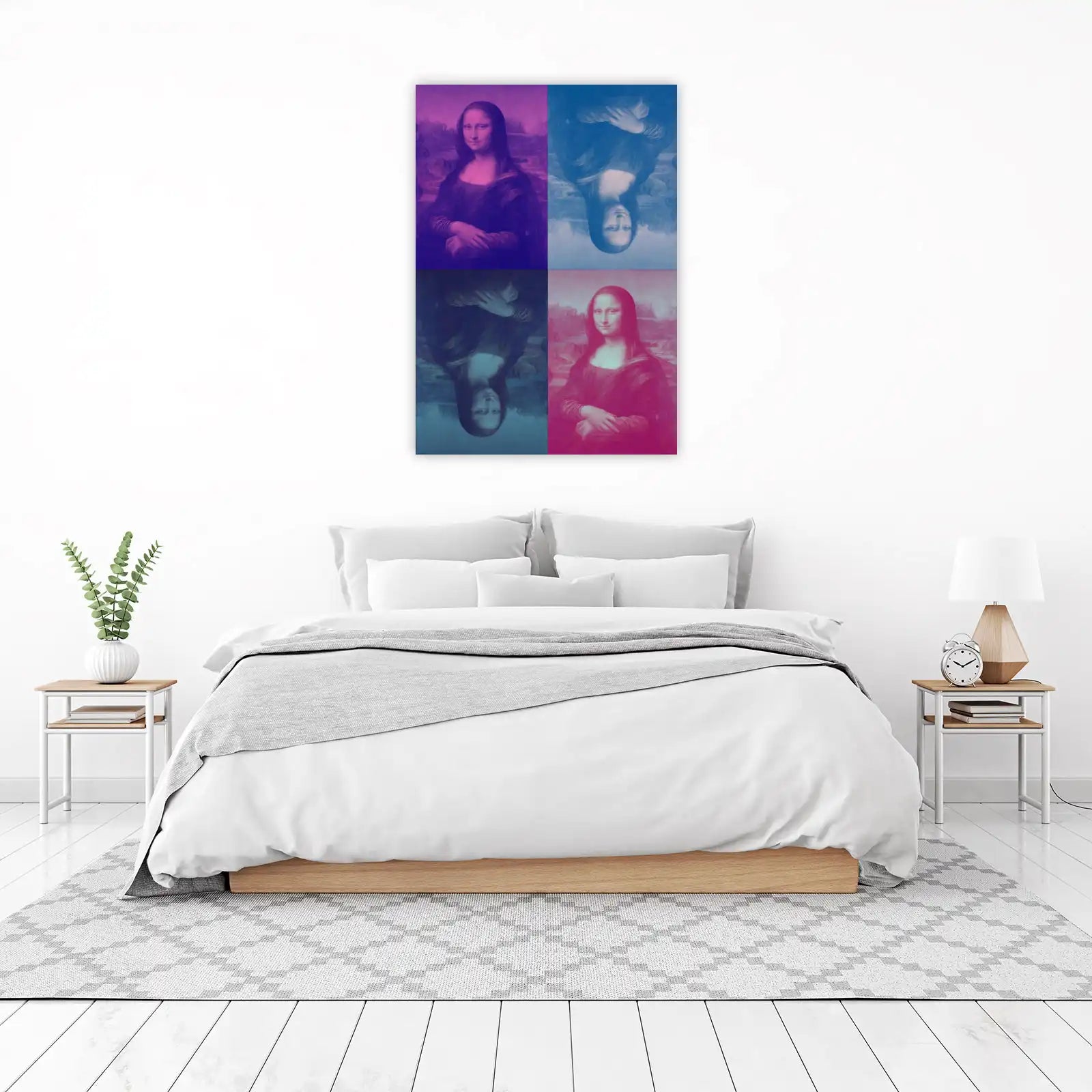 Pop Art Mona Lisa Quad Wall Art