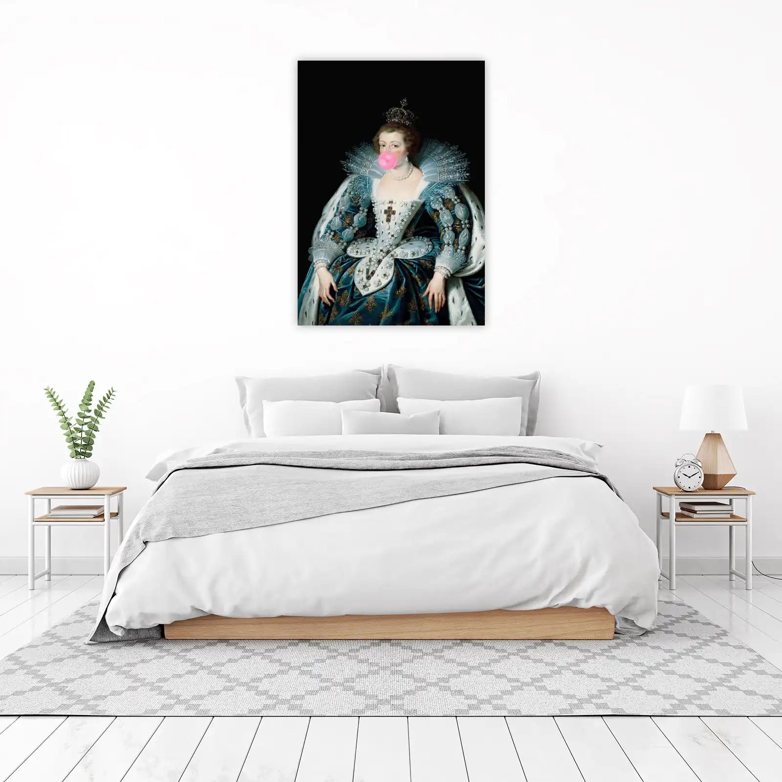 Regal Queen Bubblegum Portrait Wall Art