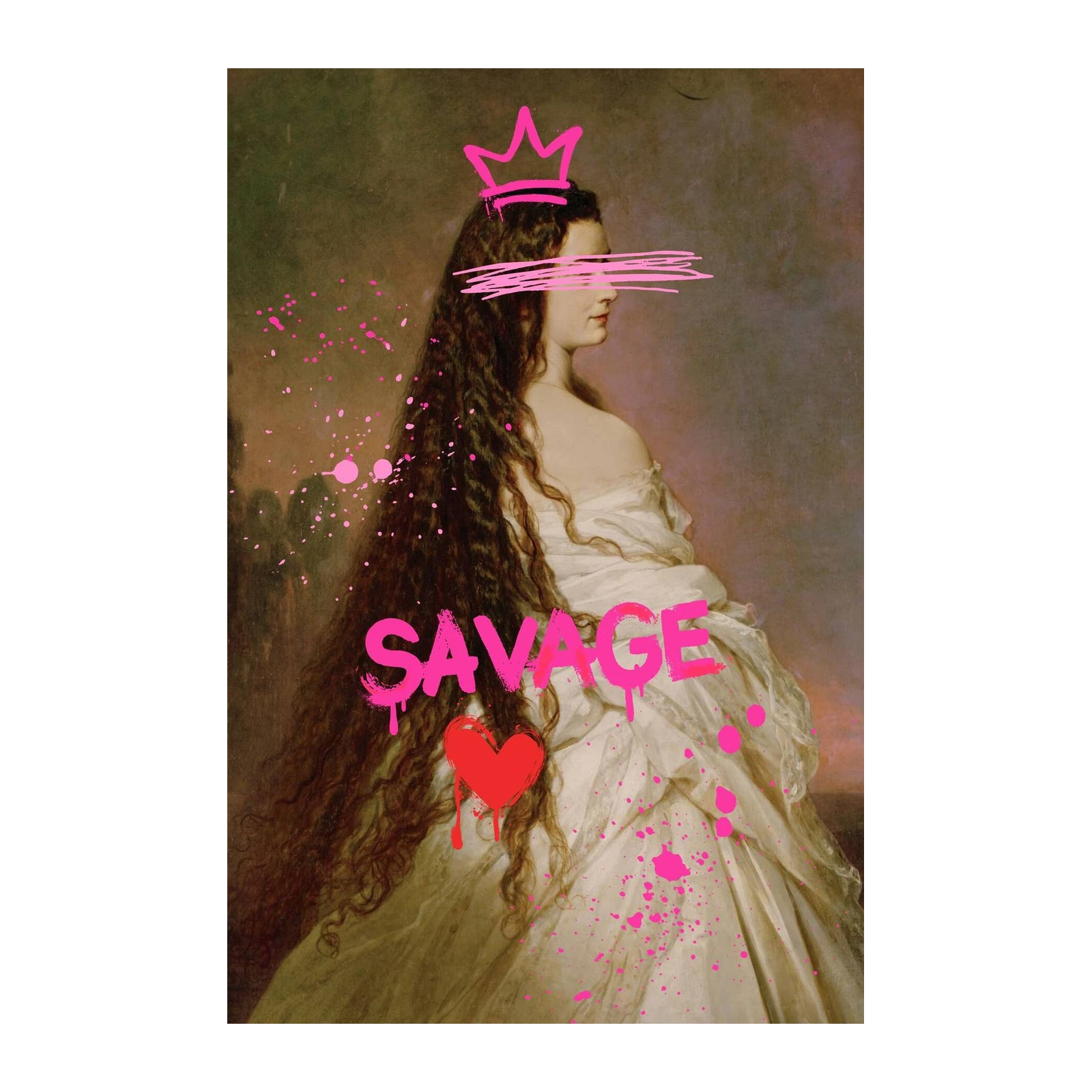 Empress Savage Crowned Wall Art