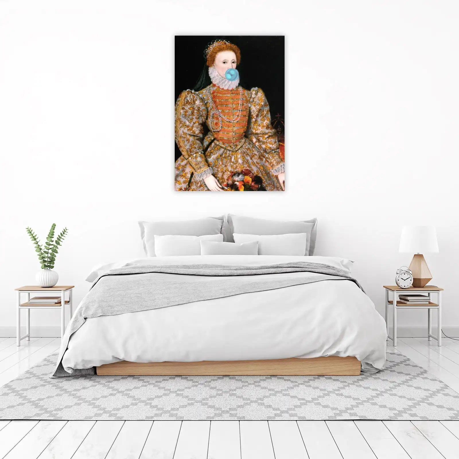 Queen Elizabeth I Bubblegum Pop Art Wall Art