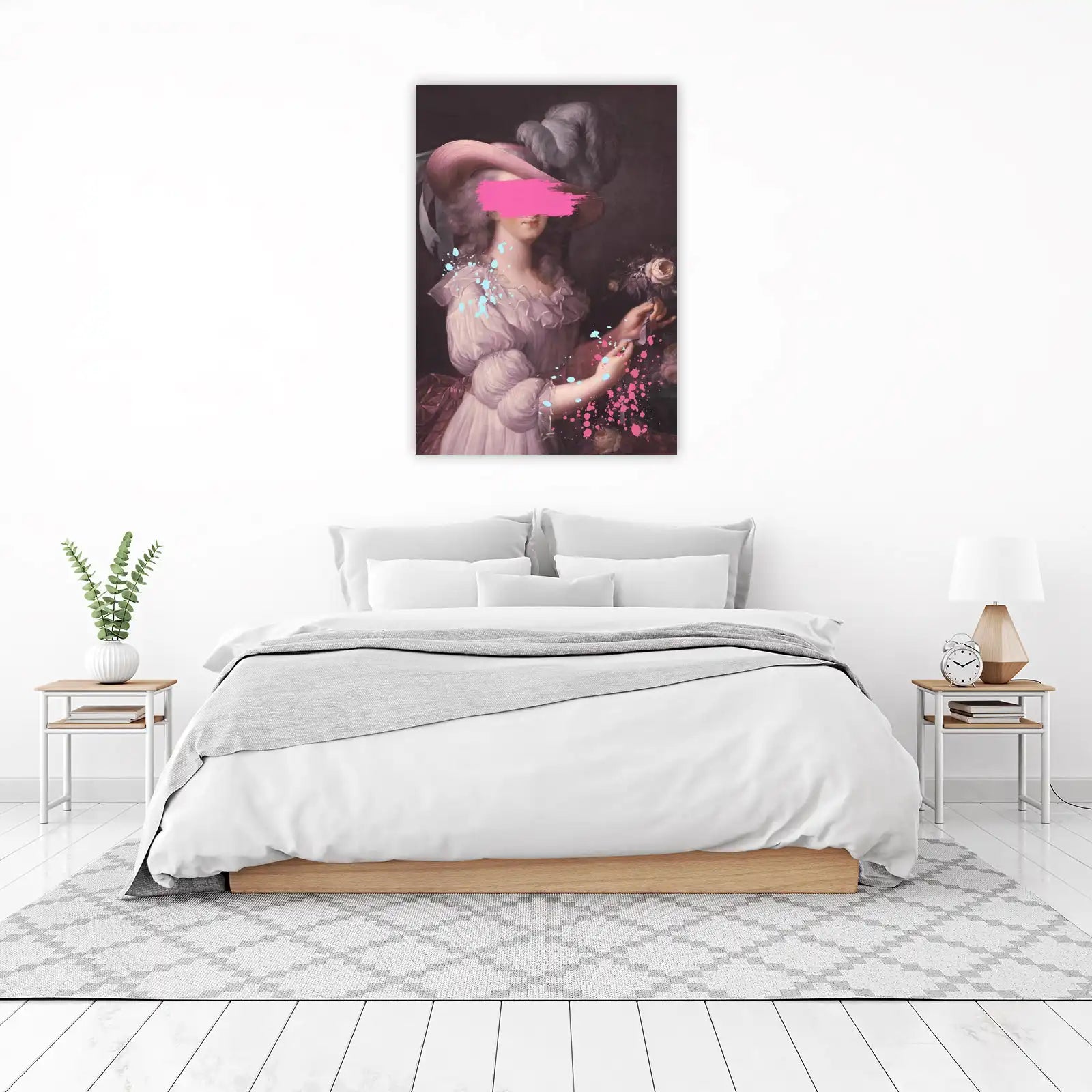 Modern Rococo Portrait Wall Art
