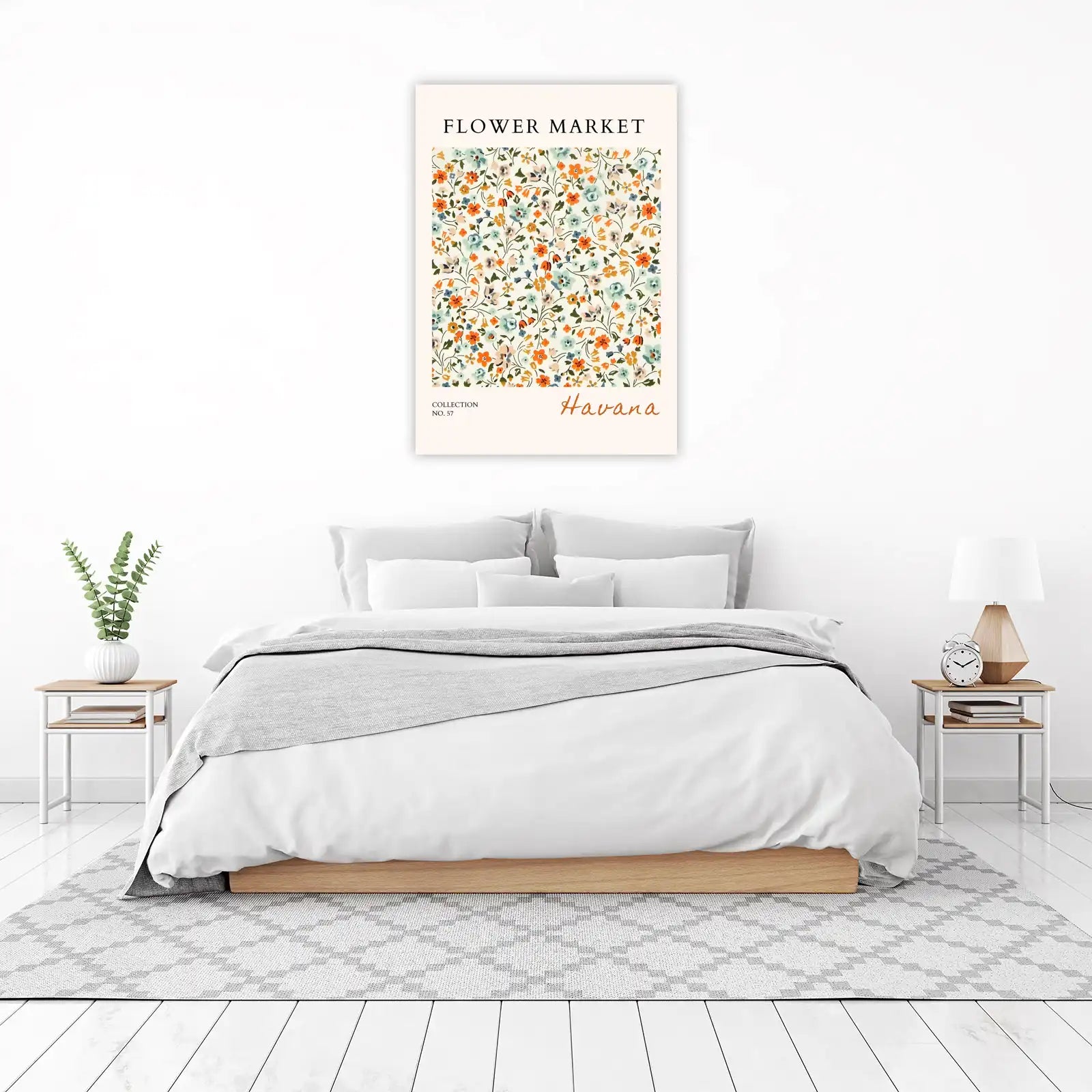 Vintage Floral Delight Wall Art