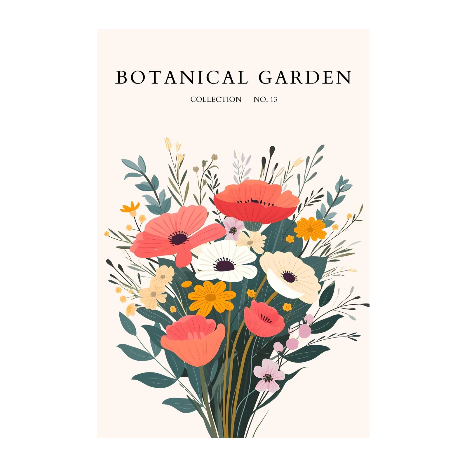 Botanical Garden Floral Wall Art