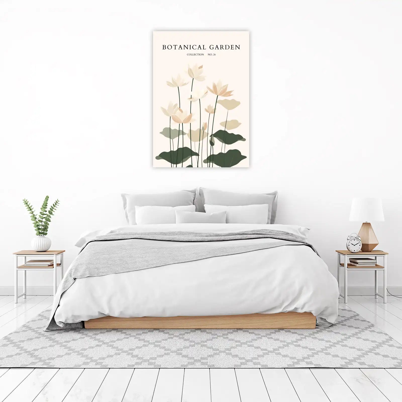 Serene Lotus Garden Aesthetic Wall Art