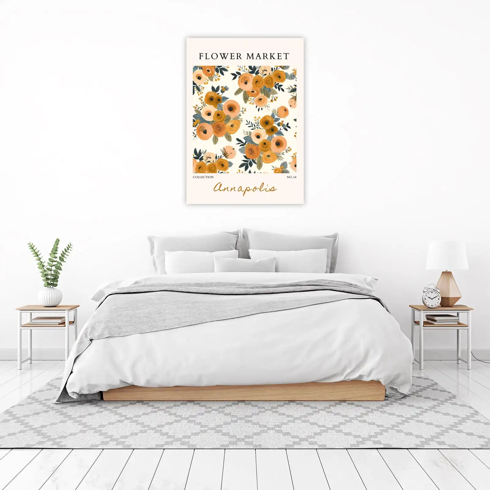 Vintage Floral Bouquet Wall Art