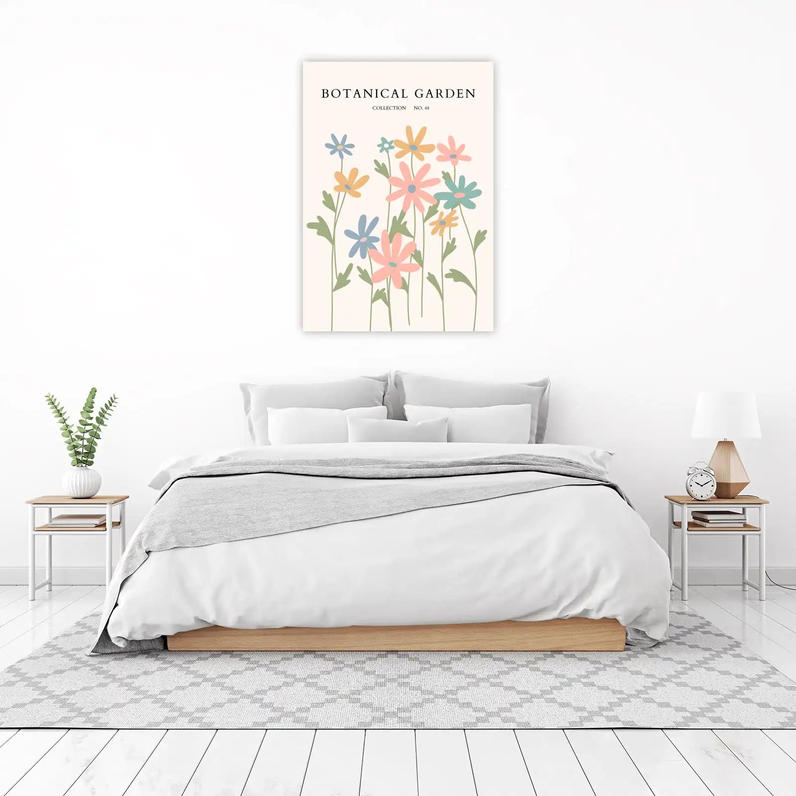 Bohemian Floral Meadow Wall Art