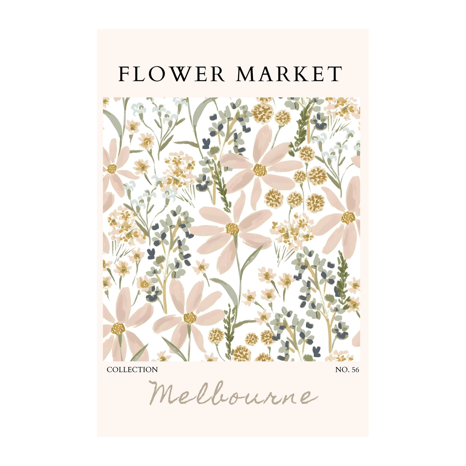 Melbourne Floral Market Wall Art