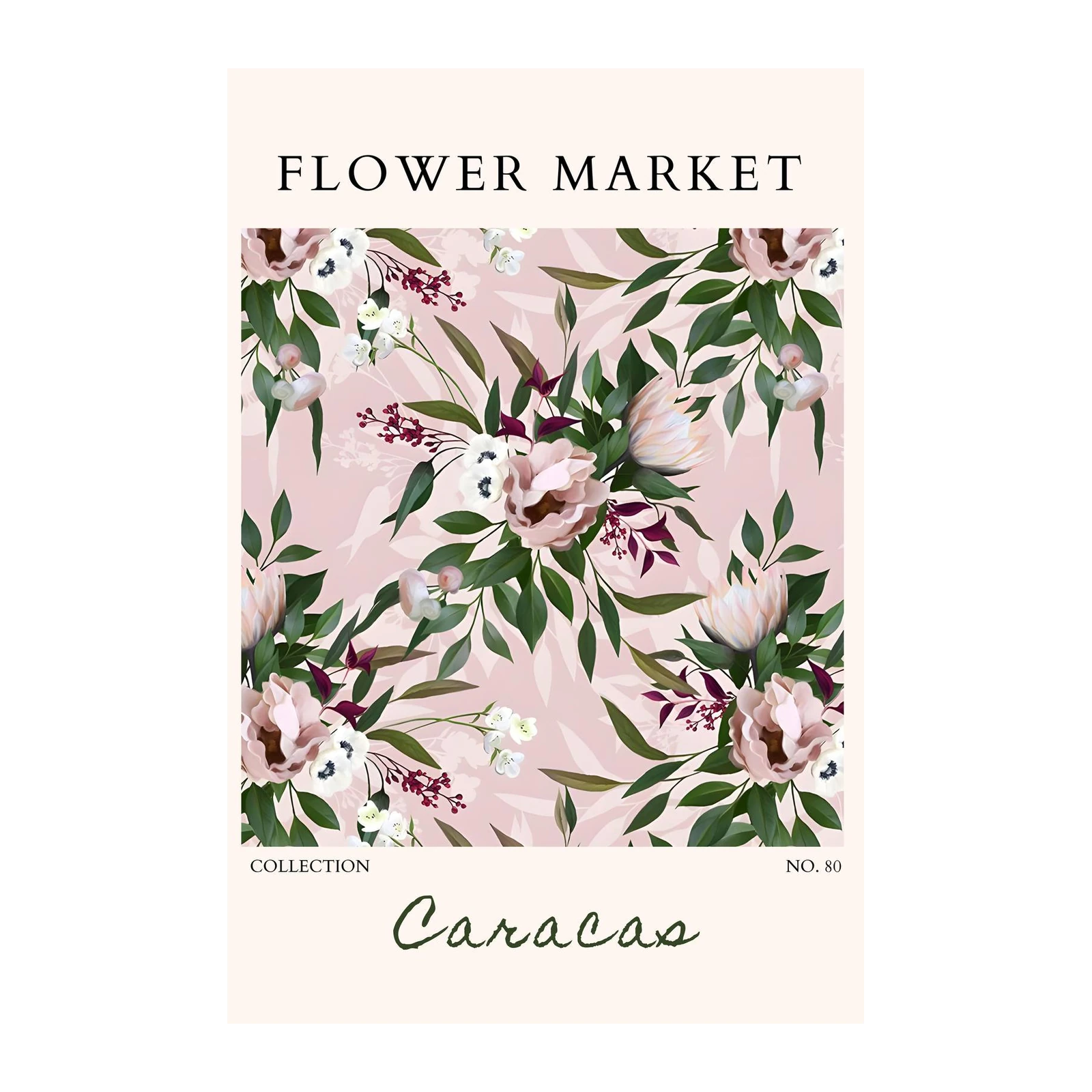 Elegant Floral Garden Wall Art