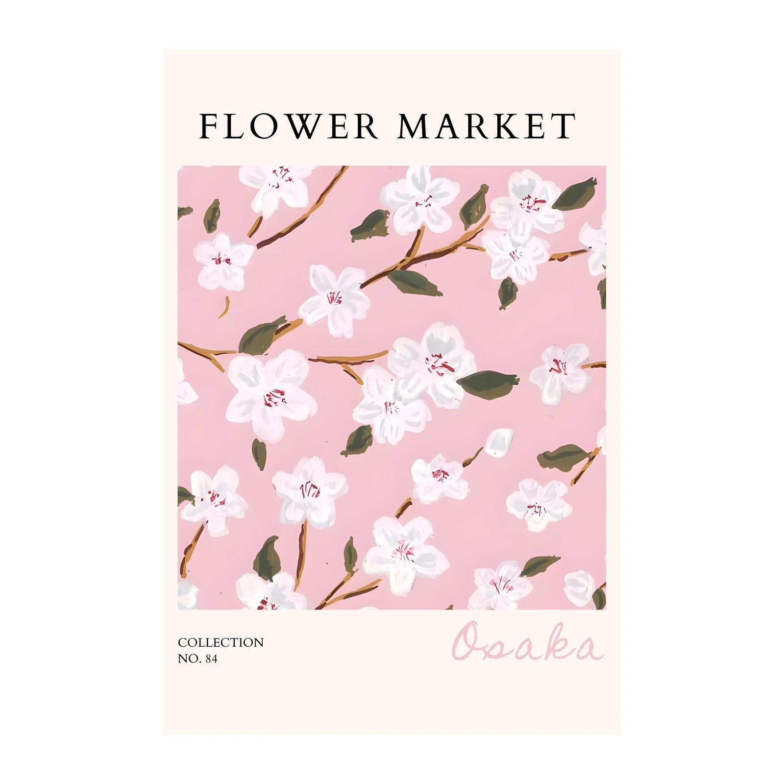 Osaka Blossom Flower Market Wall Art